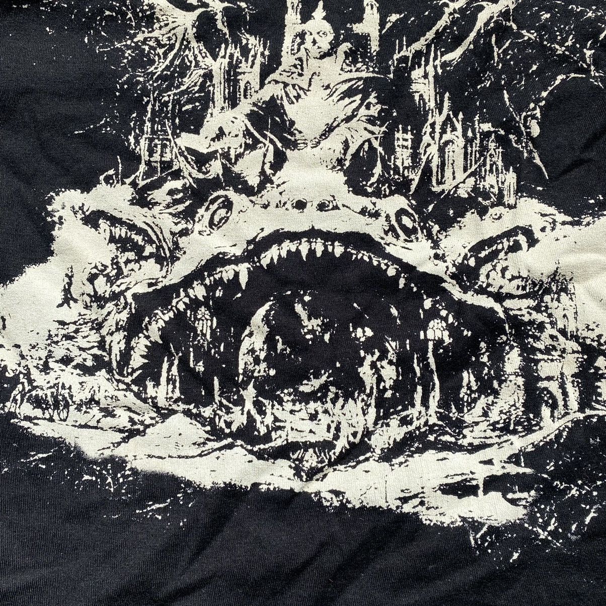 Band Tees × Vintage VINTAGE GHOST BAND SCEAM DEMON FACE LONG SLEEVE T SHIRT Size US M / EU 48-50 / 2 - 3 Thumbnail