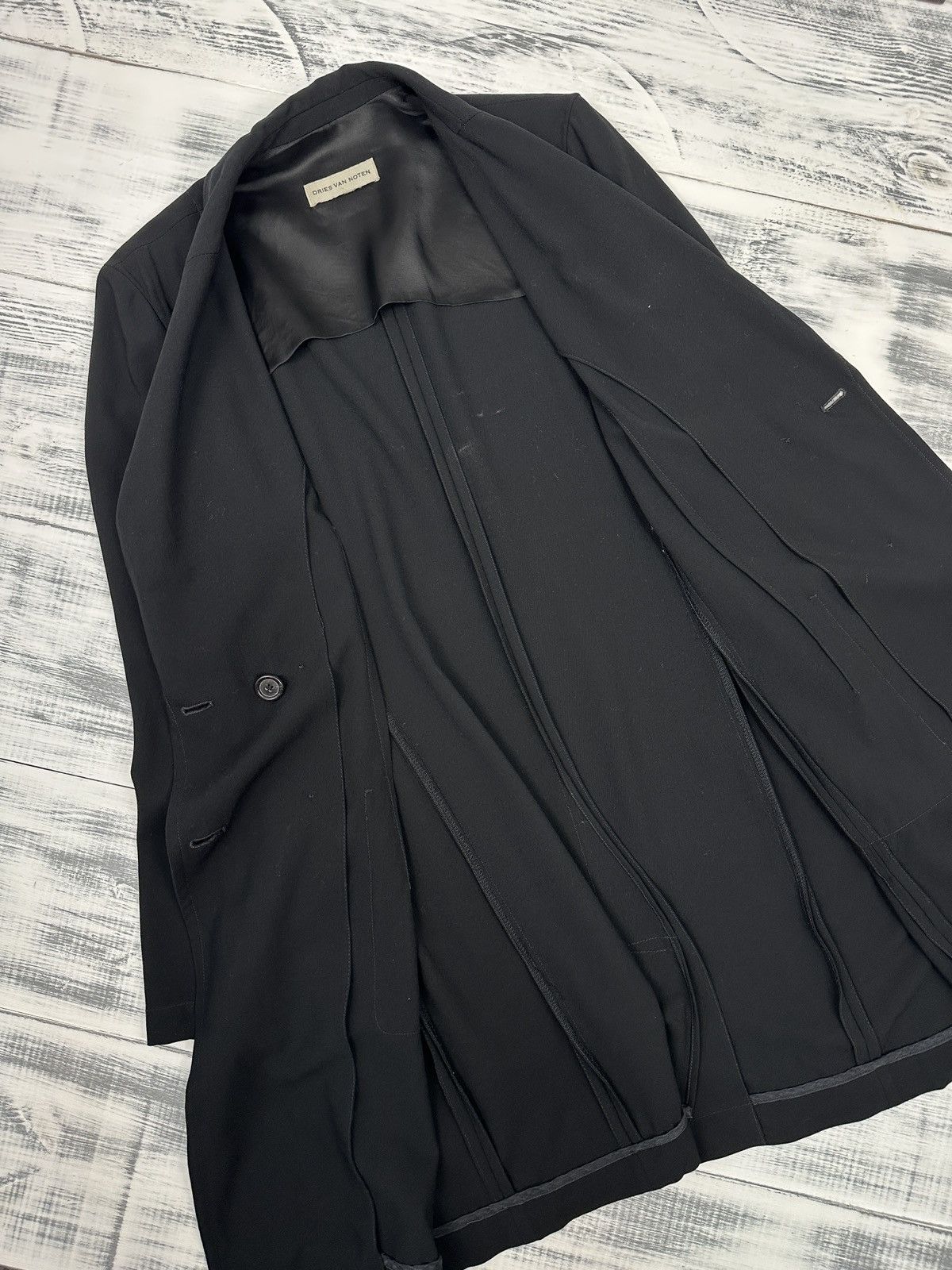 Dries Van Noten DRIES VAN NOTEN Vintage Double-Breasted Women’s Coat Jacket Size M / US 6-8 / IT 42-44 - 11 Thumbnail