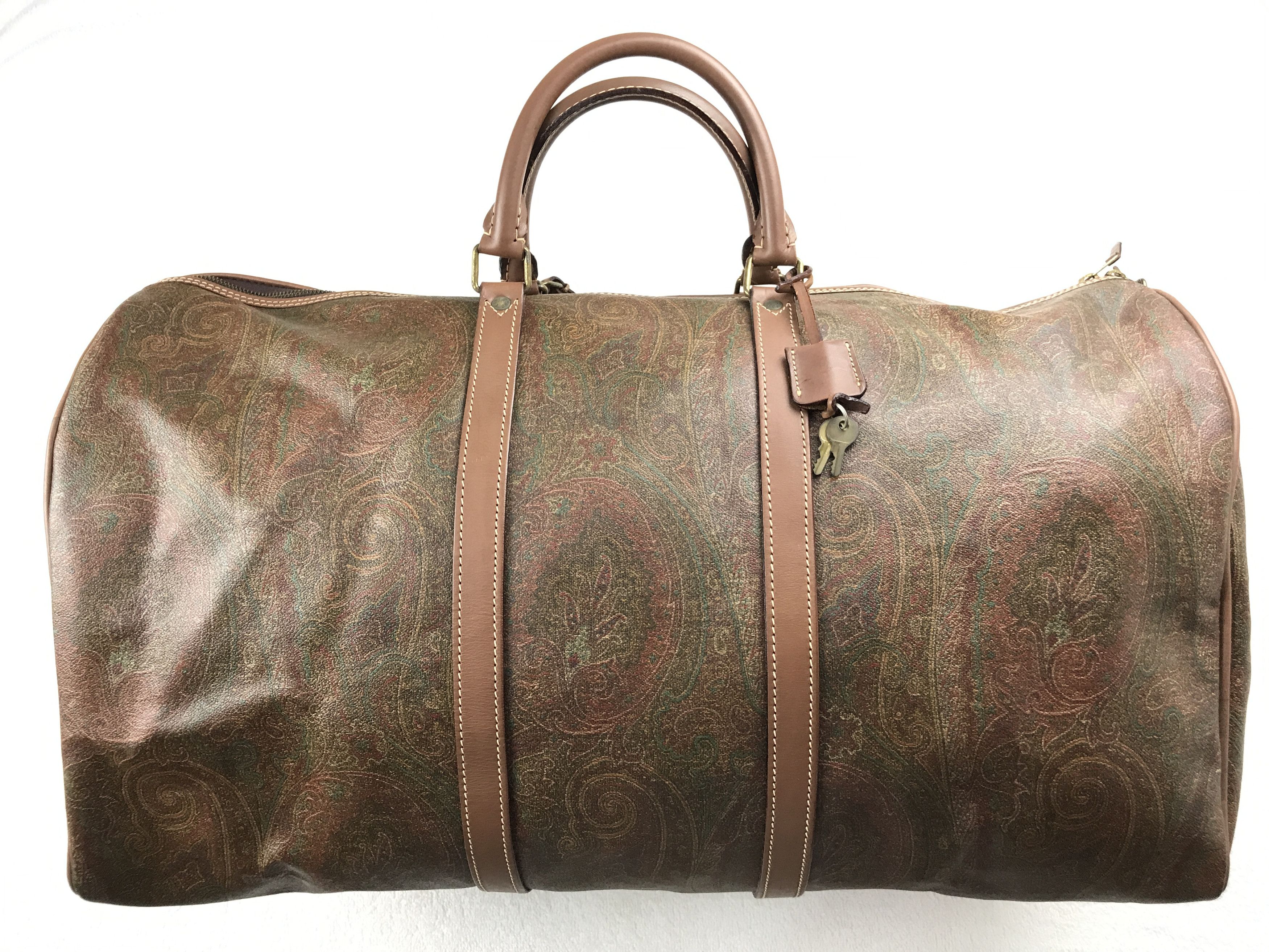 Designer Etro Vintage Vintage Etro Paisley Travel Bag With Shoulder Strap Grailed