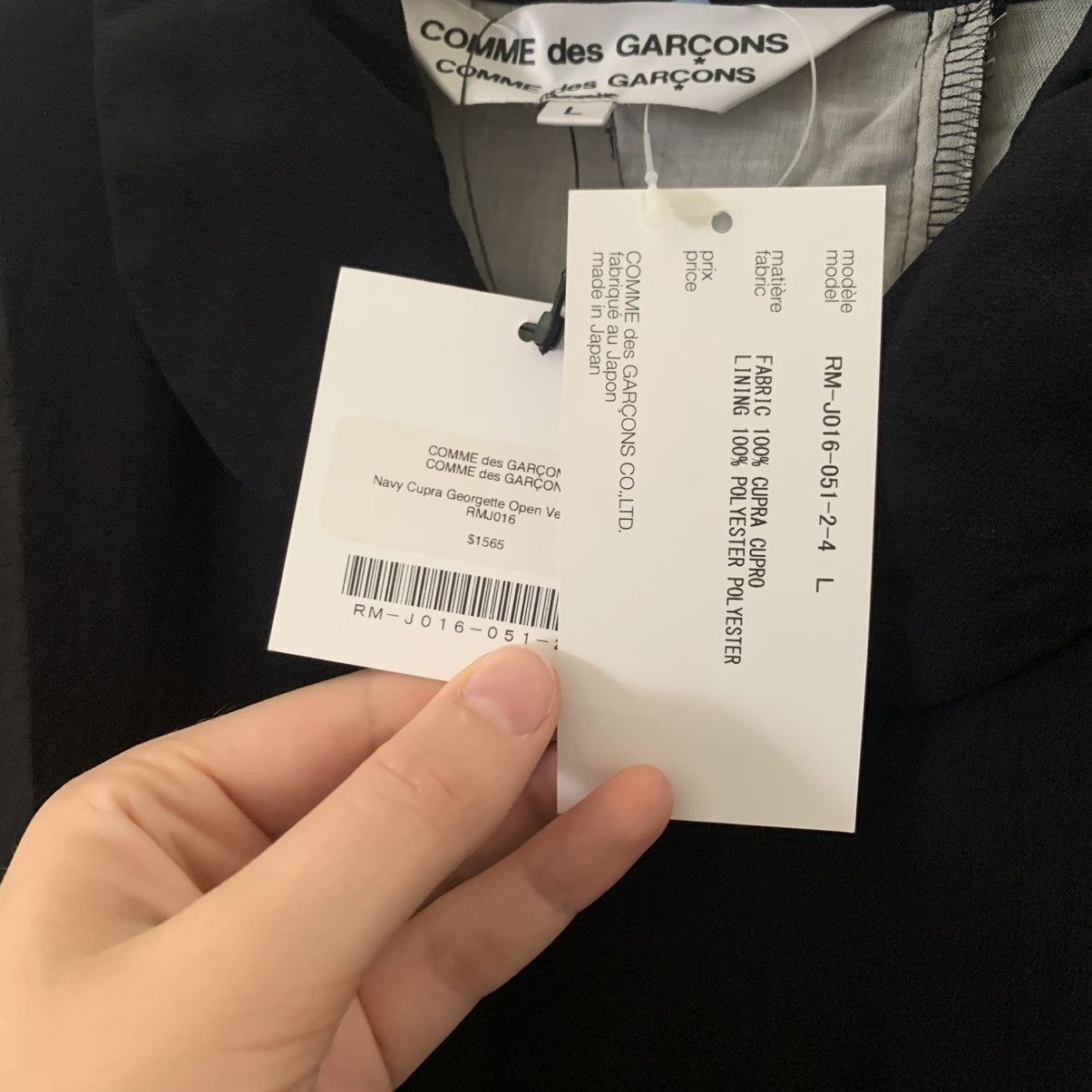 Comme des Garcons Cupra Georgette Open Vent Jacket Size L / US 10 / IT 46 - 9 Thumbnail