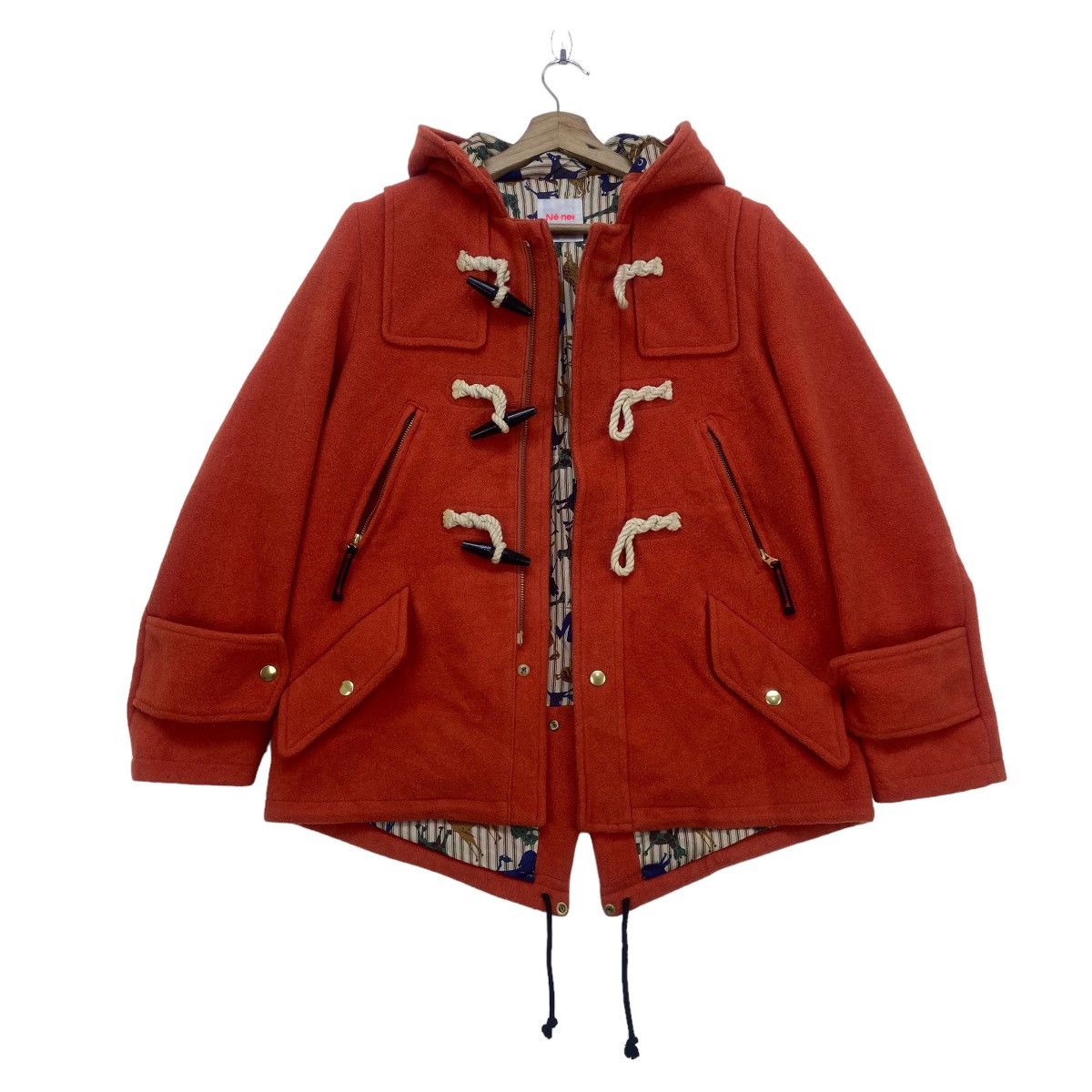Issey Miyake Ne-Net by Issey Miyake Wool Duffle Coat Size S / US 4 / IT 40 - 2 Thumbnail
