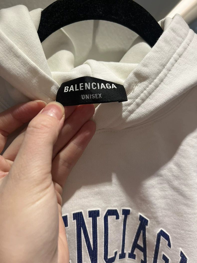 Balenciaga Balenciaga White 1917 Hoodie New Size 2, In Stock, Ships I Size US M / EU 48-50 / 2 - 2 Thumbnail
