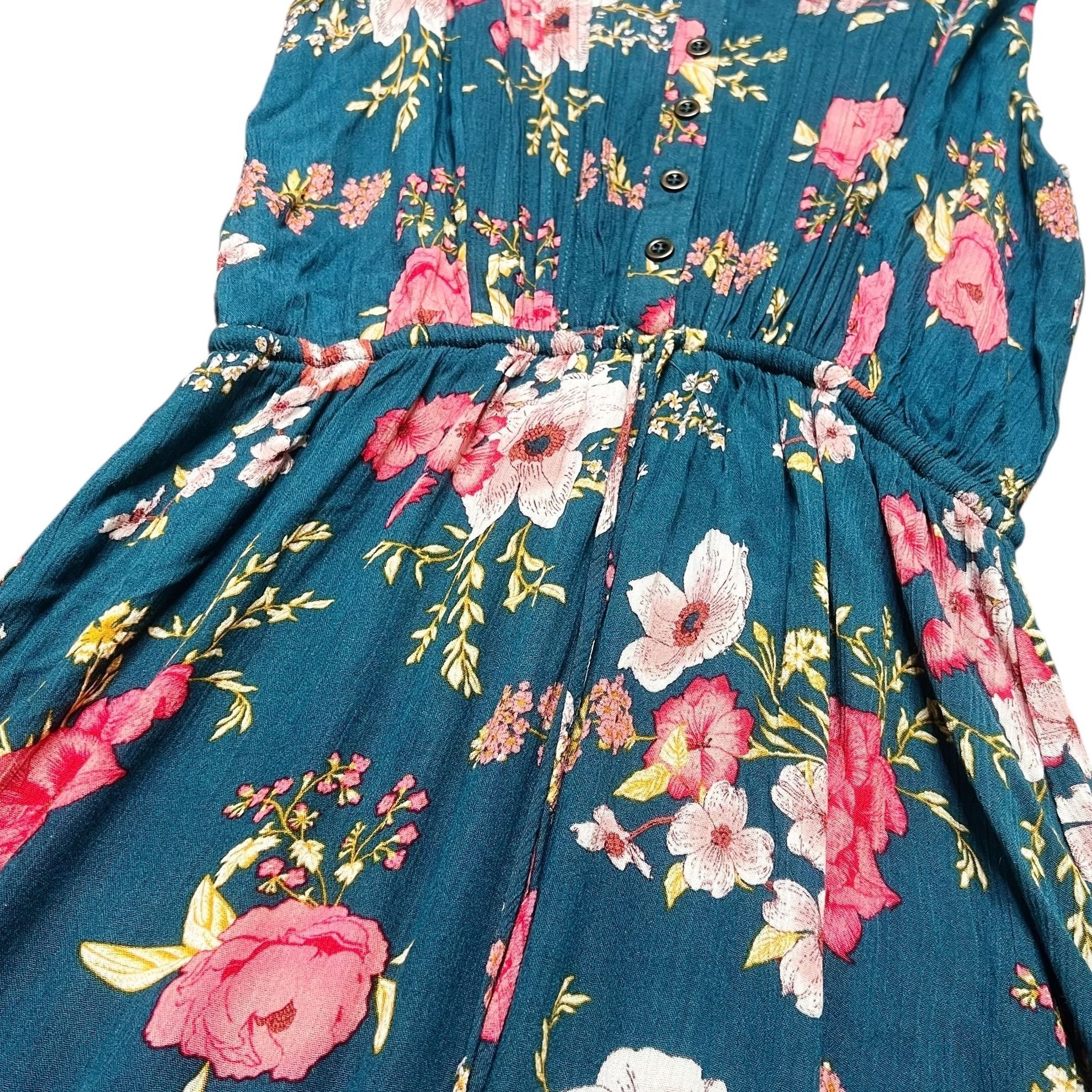 Other Knox Rose Dress Womens Size S Blue Pink Floral Paisley Midi Size S / US 4 / IT 40 - 2 Thumbnail