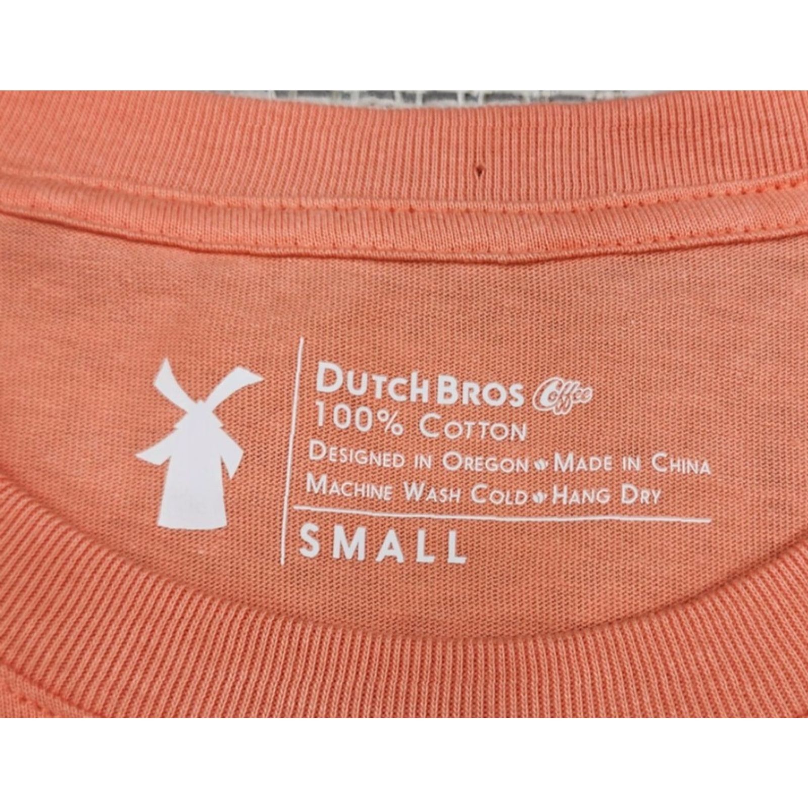 Logo 7 Dutch Bros Coffee Shirt Mens Small Coral 1992 Graphic Long Sleeve Tee Logo NWOT Size US S / EU 44-46 / 1 - 5 Thumbnail