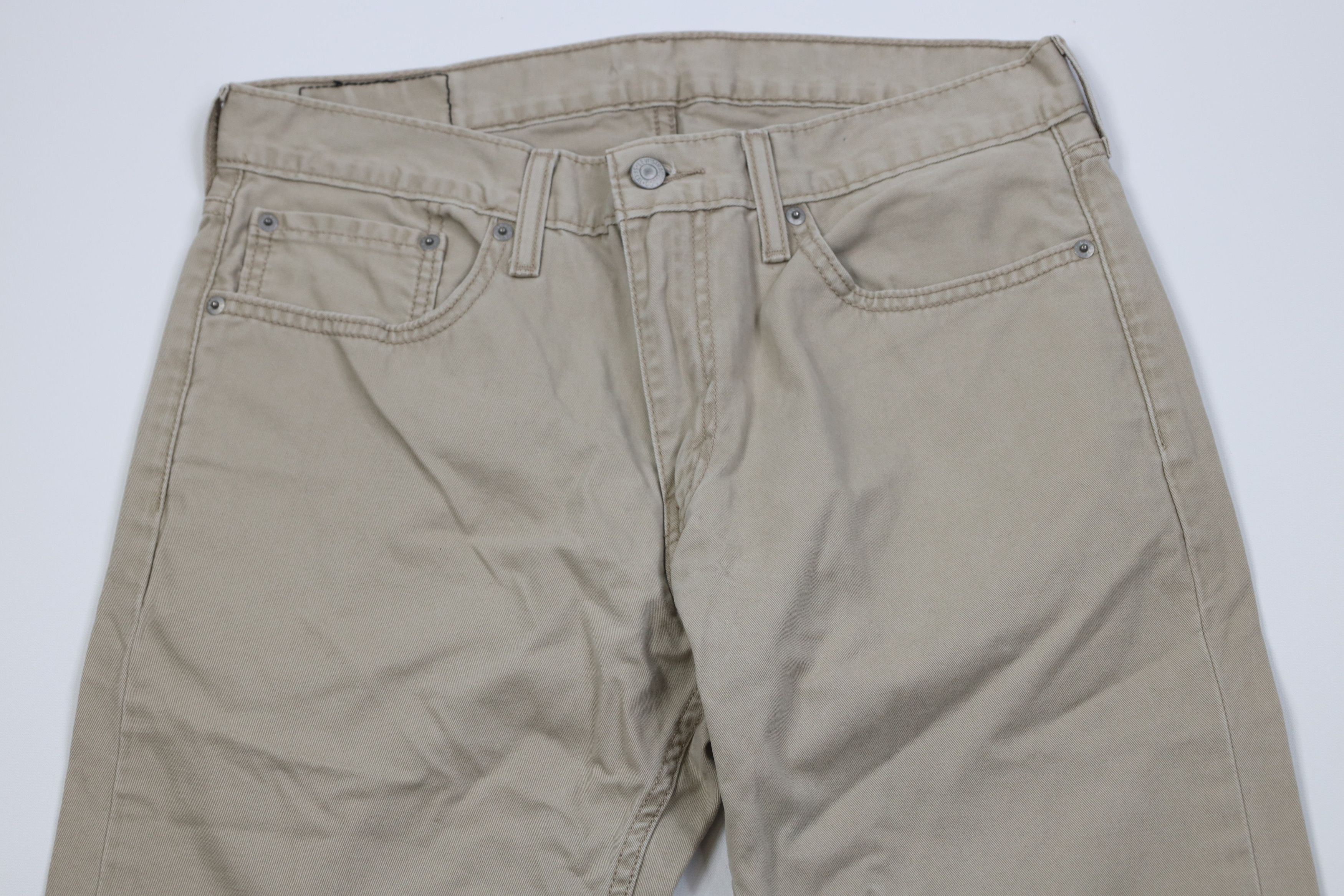 Levi's Vintage Y2K Levis 559 Relaxed Fit Straight Leg Pants Beige Size US 32 / EU 48 - 2 Thumbnail