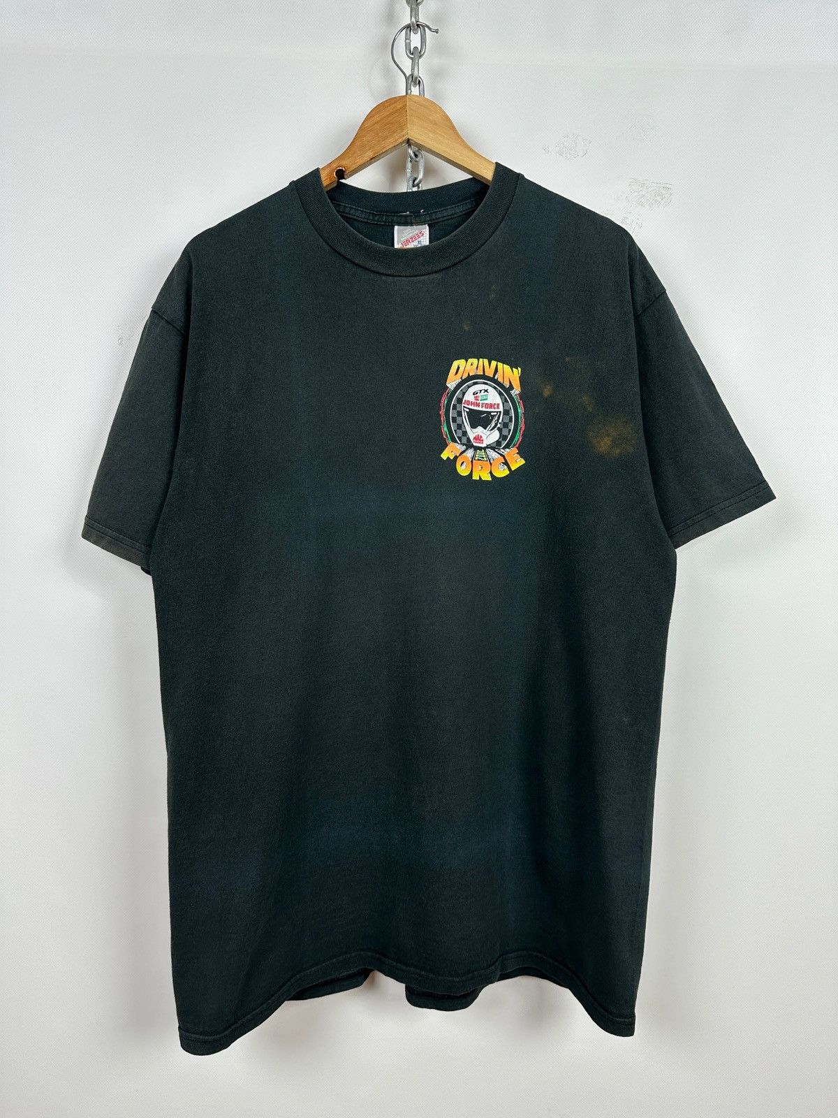 NASCAR Vintage NASCAR John Force Ford Castrol GTX NHRA T-Shirt Size US XL / EU 56 / 4 - 2 Thumbnail