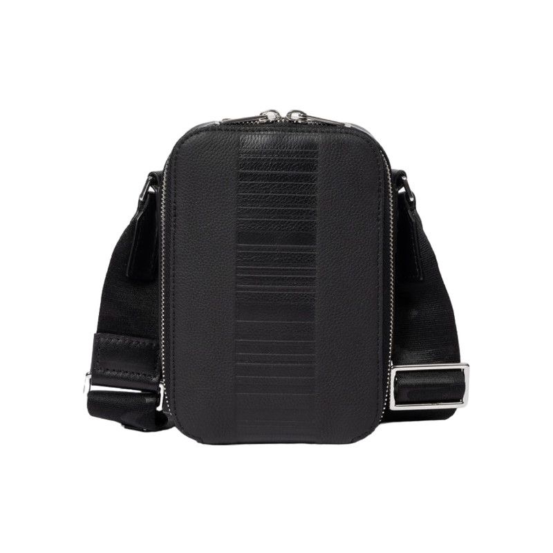 Paul Smith PAUL SMITH black mini leather flight bag crossbody q Size ONE SIZE - 1 Thumbnail