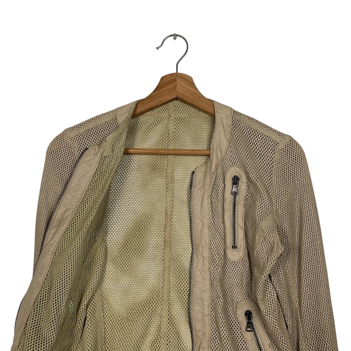 Other Ben' Mbarek See Through Leather Jacket Made In Italy Size XS / US 0-2 / IT 36-38 - 10 Thumbnail