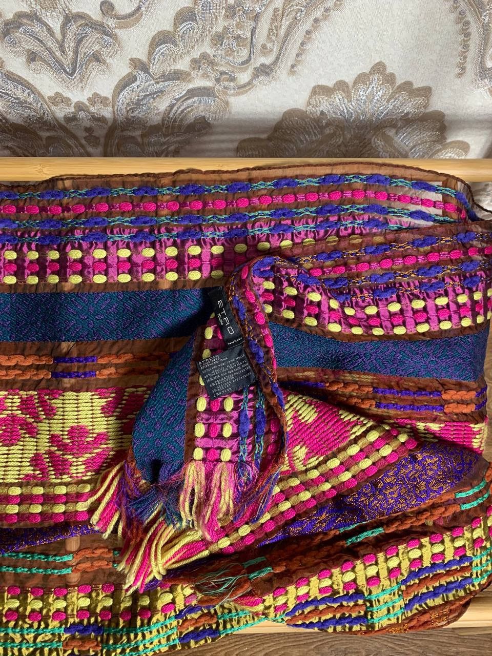 Etro VINTAGE ETRO MILANO ITALIAN DESIGNER SCARVES DELUX Y2K 90s Size ONE SIZE - 4 Thumbnail