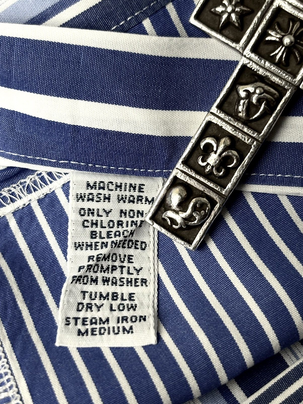 Ralph Lauren Ralph Lauren Madris Striped Patchwork Button Down Shirt Size US XL / EU 56 / 4 - 7 Thumbnail