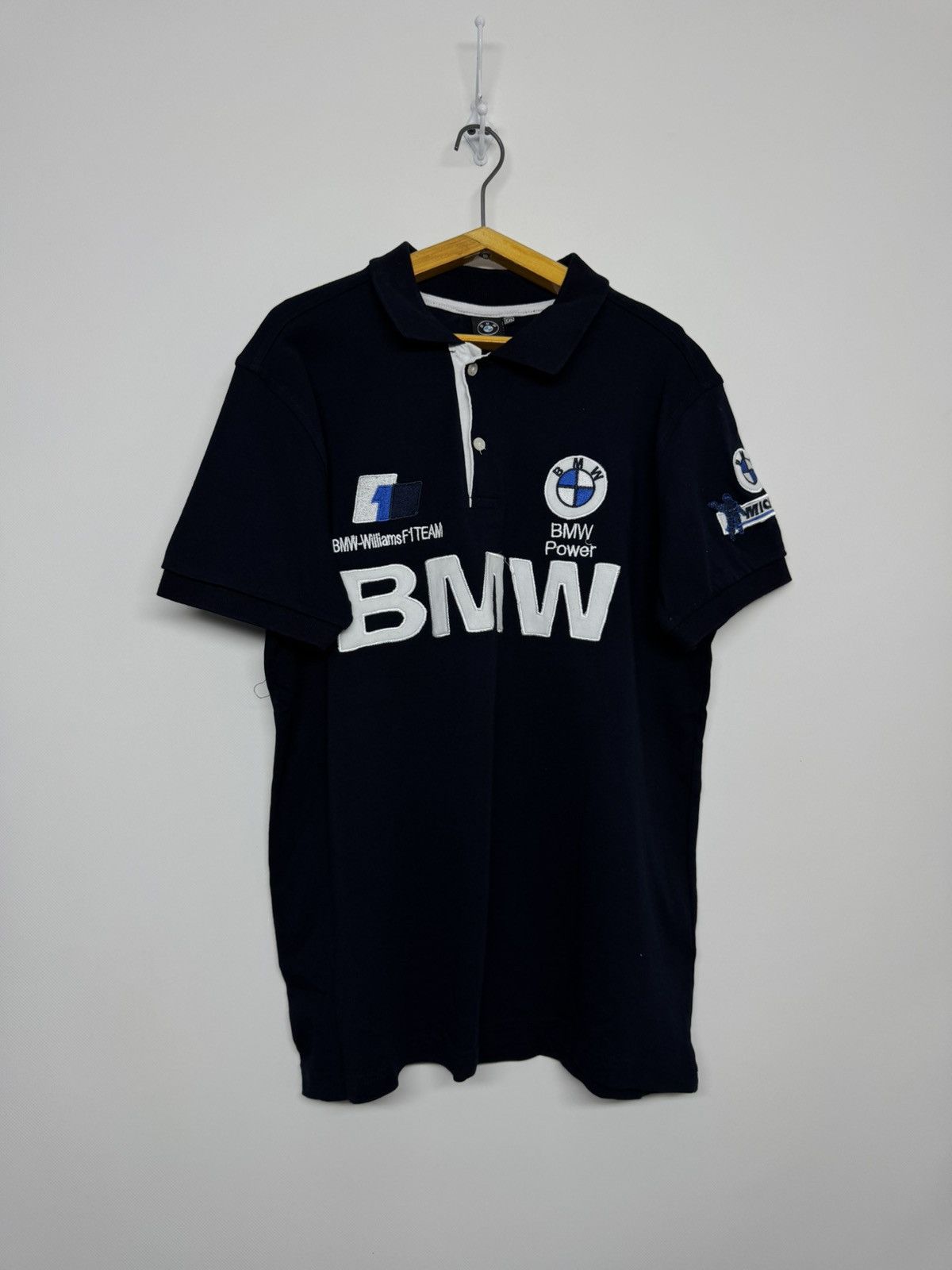 BMW Vintage Y2k Racing F1 Williams BMW Team 90’s Size US XXL / EU 58 / 5 - 1 Thumbnail