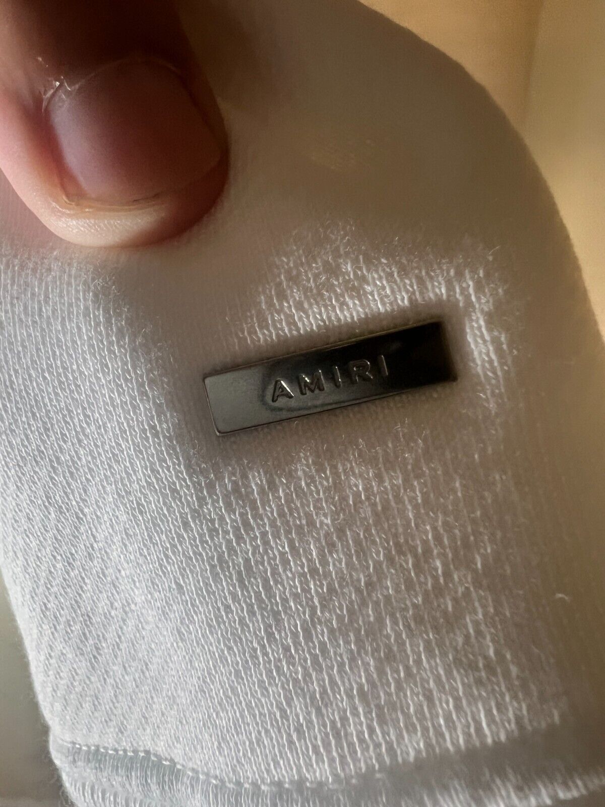 Amiri AMIRI Logo Print Cotton Hoodie White L Size US L / EU 52-54 / 3 - 5 Thumbnail