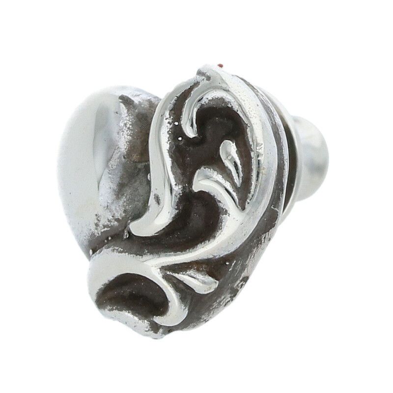 Chrome Hearts Three-Charm Jojo Dangling Earring + Chrome