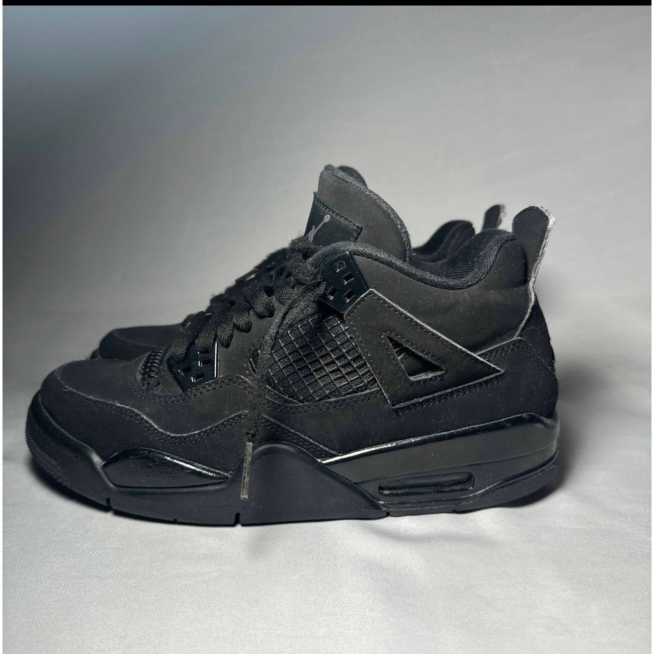 Jordan Brand × Nike Size 6 Nike Air Jordan 4 Retro GS Black Cat 2020 Men's Shoes Size US 6 / EU 39 - 8 Thumbnail