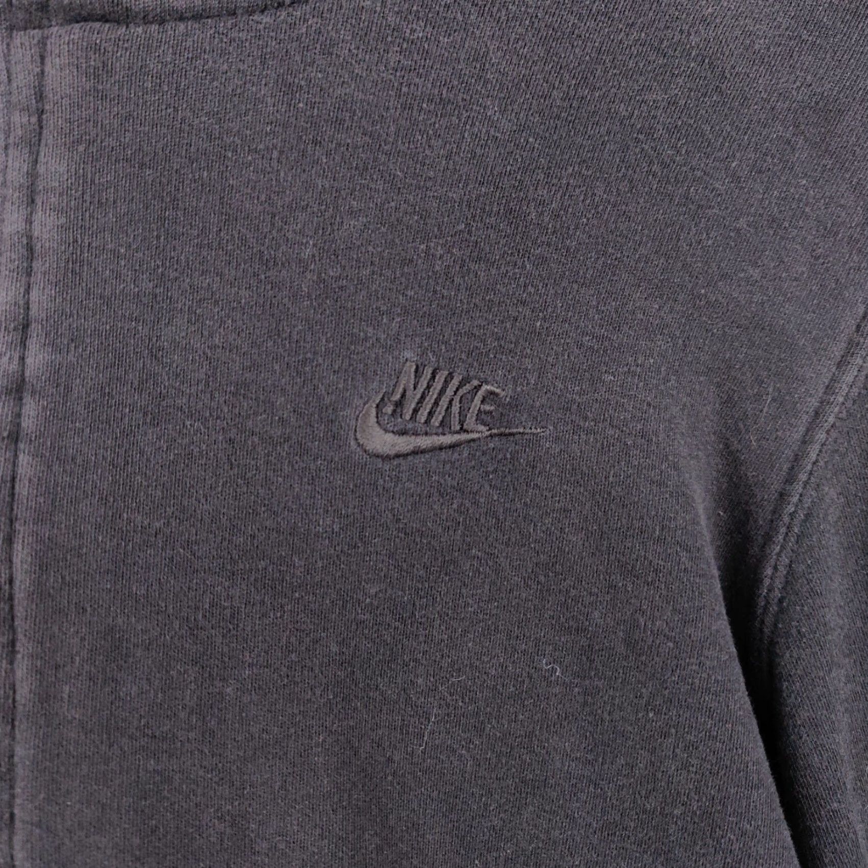 Nike Nike Jacket Womens M Medium Black Basic Full Zip Hooded Cotton Blend Short Sleeve? Size M / US 6-8 / IT 42-44 - 7 Thumbnail