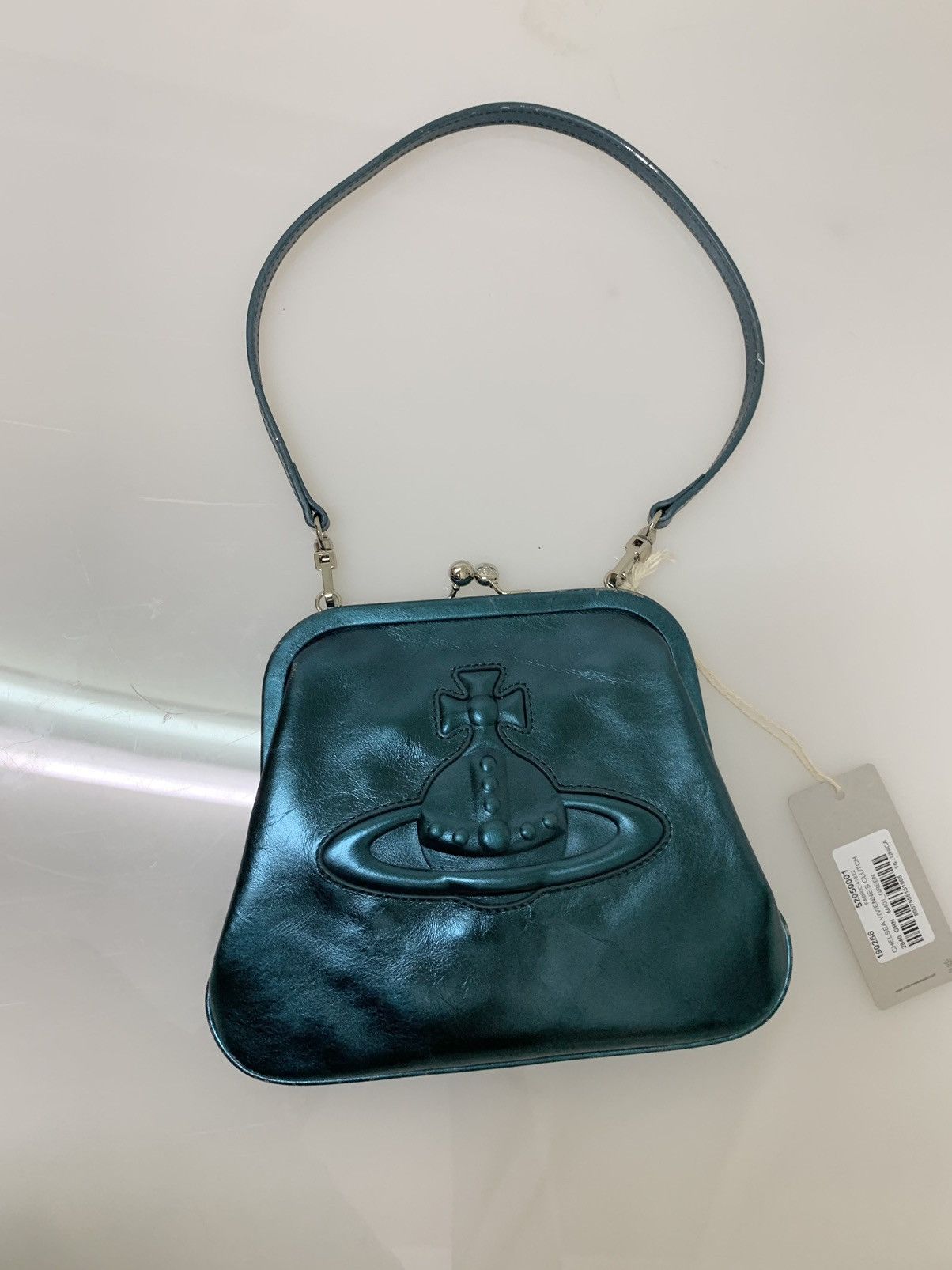 image of Vivienne Westwood Chelsea Clutch Bag in Blue, Women's