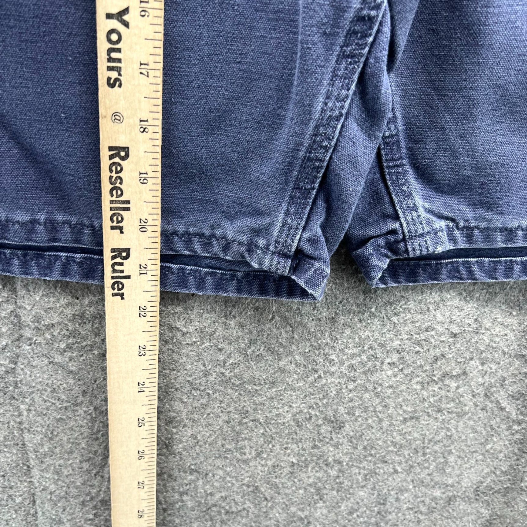 Carhartt VINTAGE Carhartt Shorts Mens 40 Blue Navy Chino Carpenter Canvas Y2K Jorts Size US 40 / EU 56 - 4 Thumbnail
