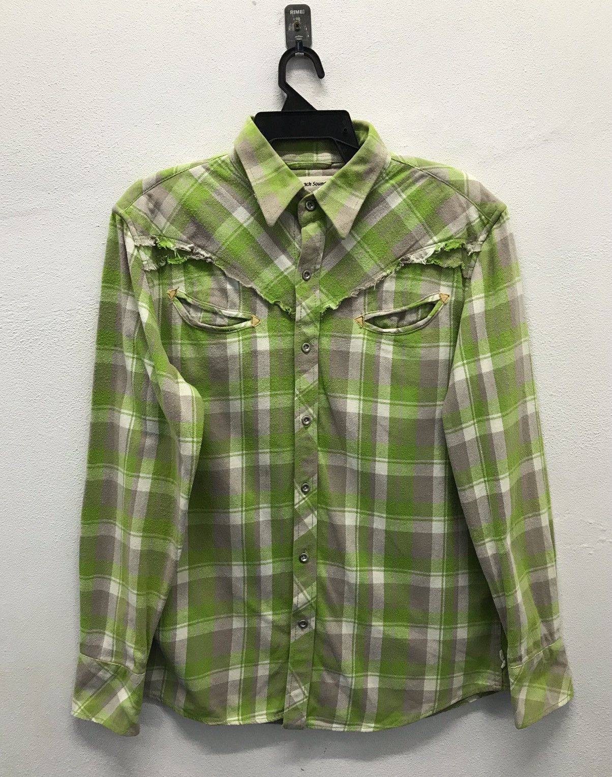 Japanese Brand × Vintage Vintage Beach Sound Long Sleeve Shirt Button Ups Size US L / EU 52-54 / 3 - 1 Thumbnail