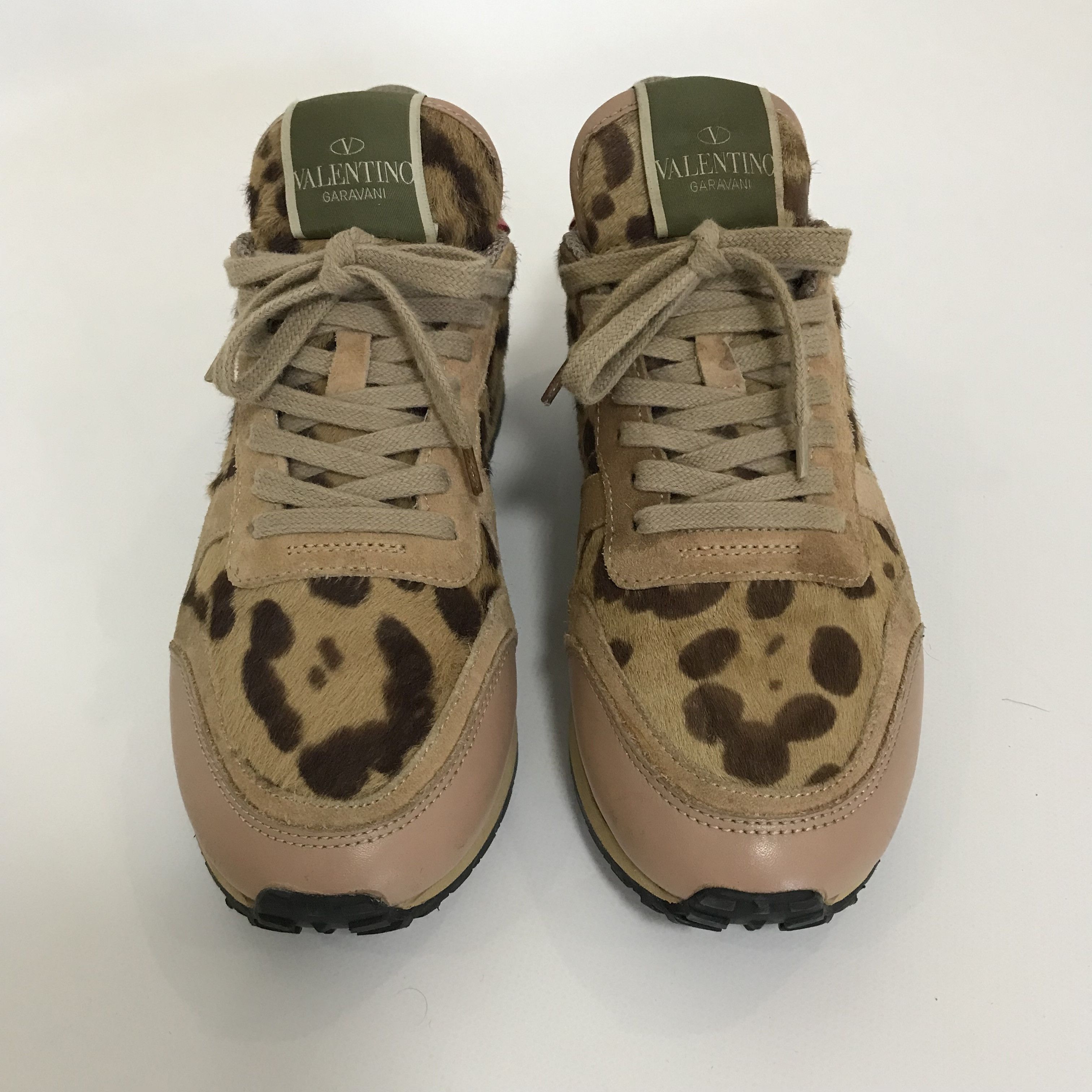 Valentino VALENTINO Garavani Rockrunner Leopard Print Sneakers Shoes Size US 6 / IT 36 - 4 Thumbnail