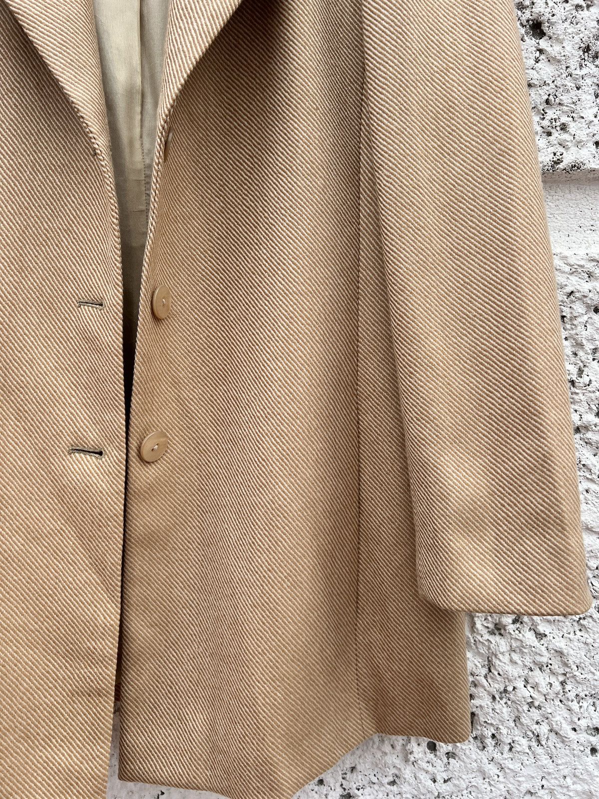 Other Dana Buchman Italian Wool-Silk Coat Beige M/L Size M / US 6-8 / IT 42-44 - 10 Thumbnail