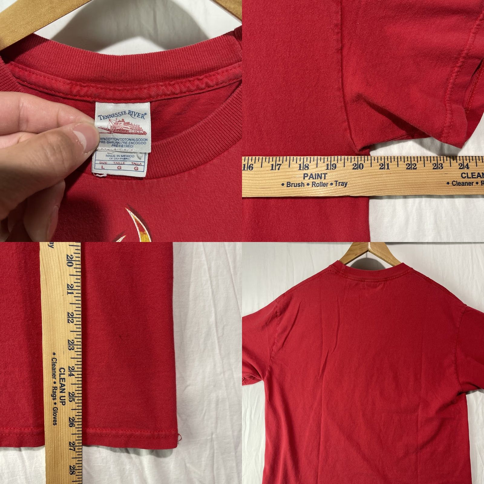 Vintage VINTAGE Godsmack Shirt Men’s Large Tennessee River Red Band Tee Rock Worn Size US L / EU 52-54 / 3 - 8 Thumbnail