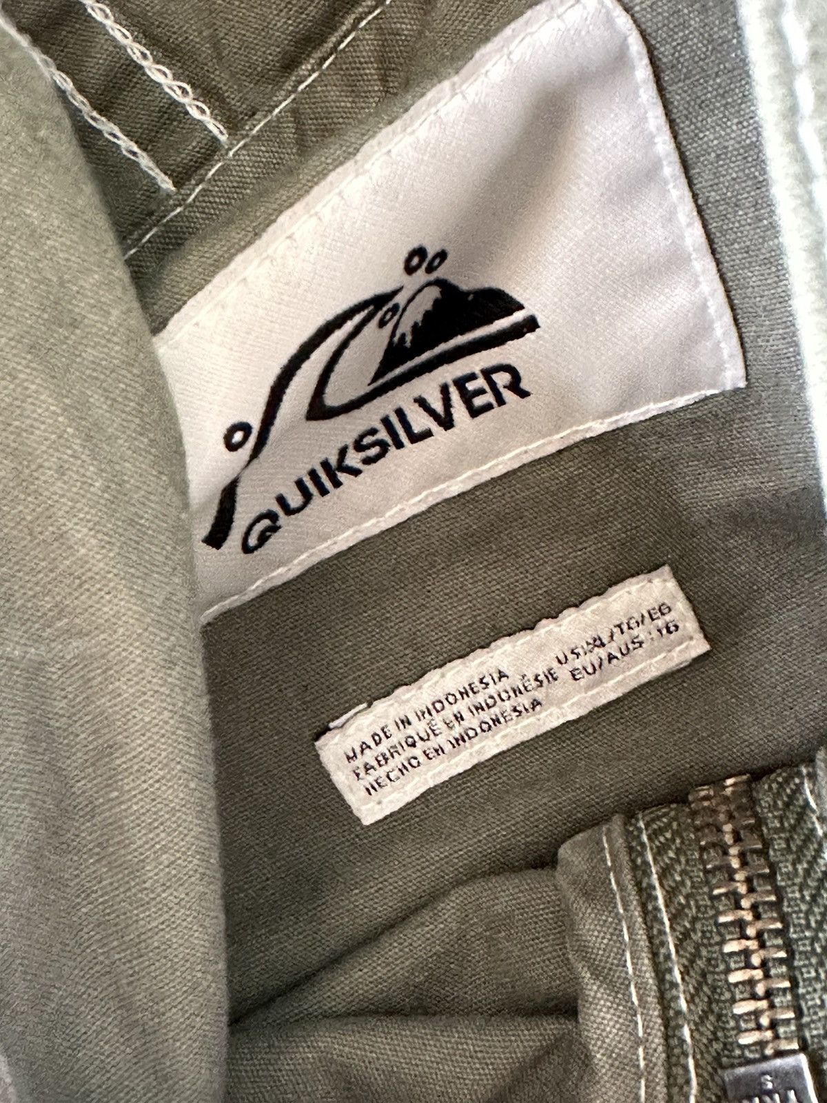 Quiksilver × Vintage 90s VINTAGE RARE QUICKSILVER WOMEN JACKET AVANT GARDE DENIM Size XL / US 12-14 / IT 48-50 - 10 Thumbnail