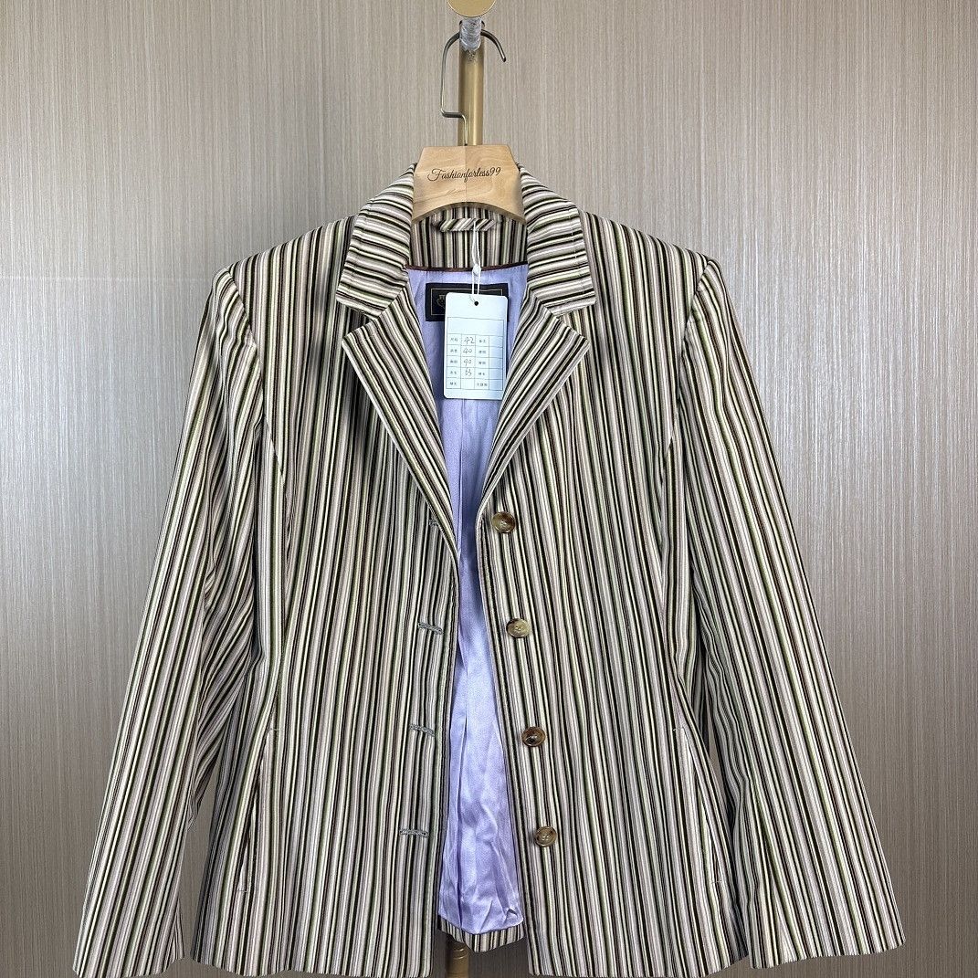 Loro Piana Loro Piana Striped Blazer Size IT 42 Size M / US 6-8 / IT 42-44 - 1 Thumbnail