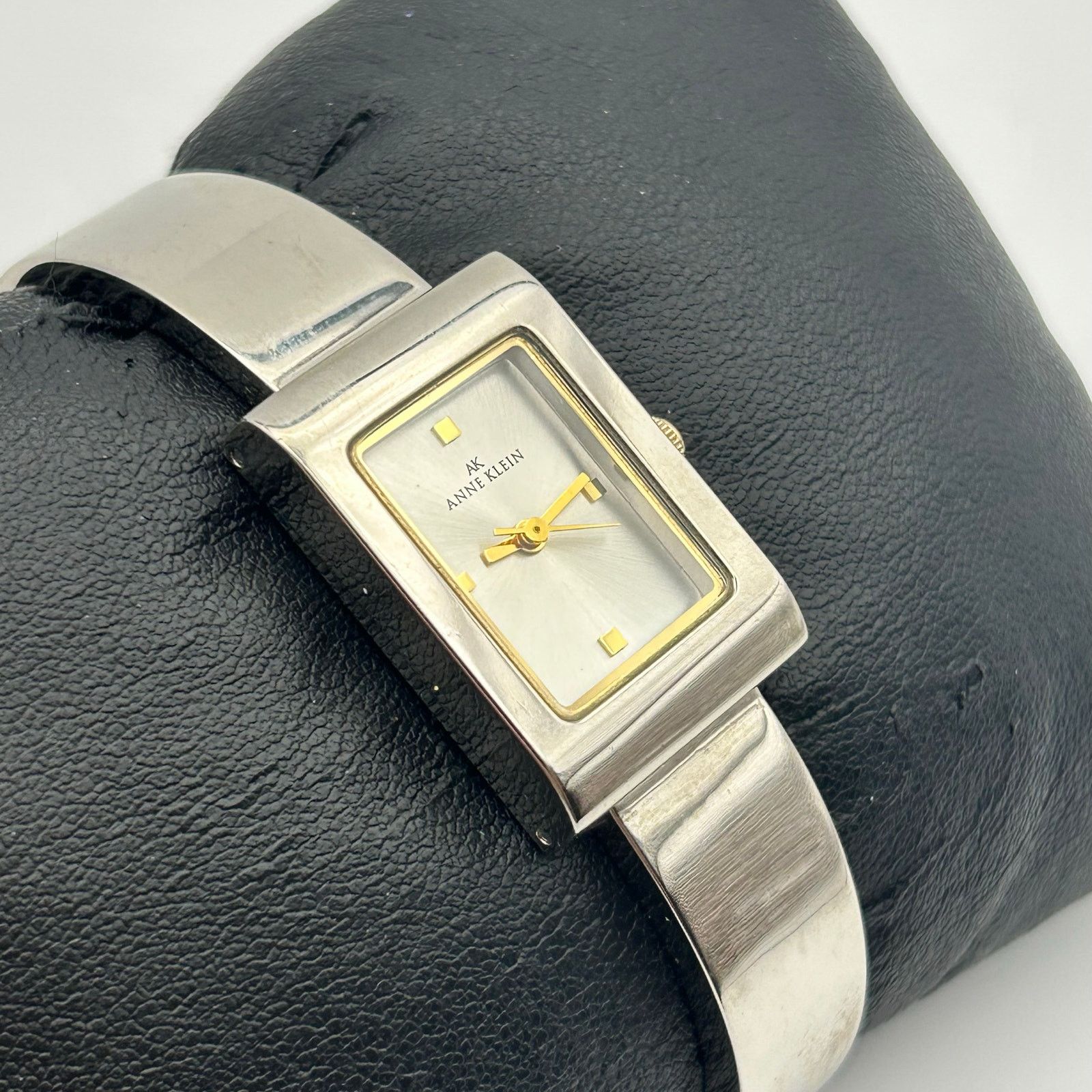 Anne Klein Anne Klein Two-tone Rectangular Stainless Steel Watch Size ONE SIZE - 3 Thumbnail