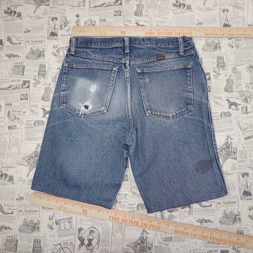 Rustler 32 - Vintage Y2K Rustler faded distressed denim jean shorts Size US 32 / EU 48 - 5 Thumbnail