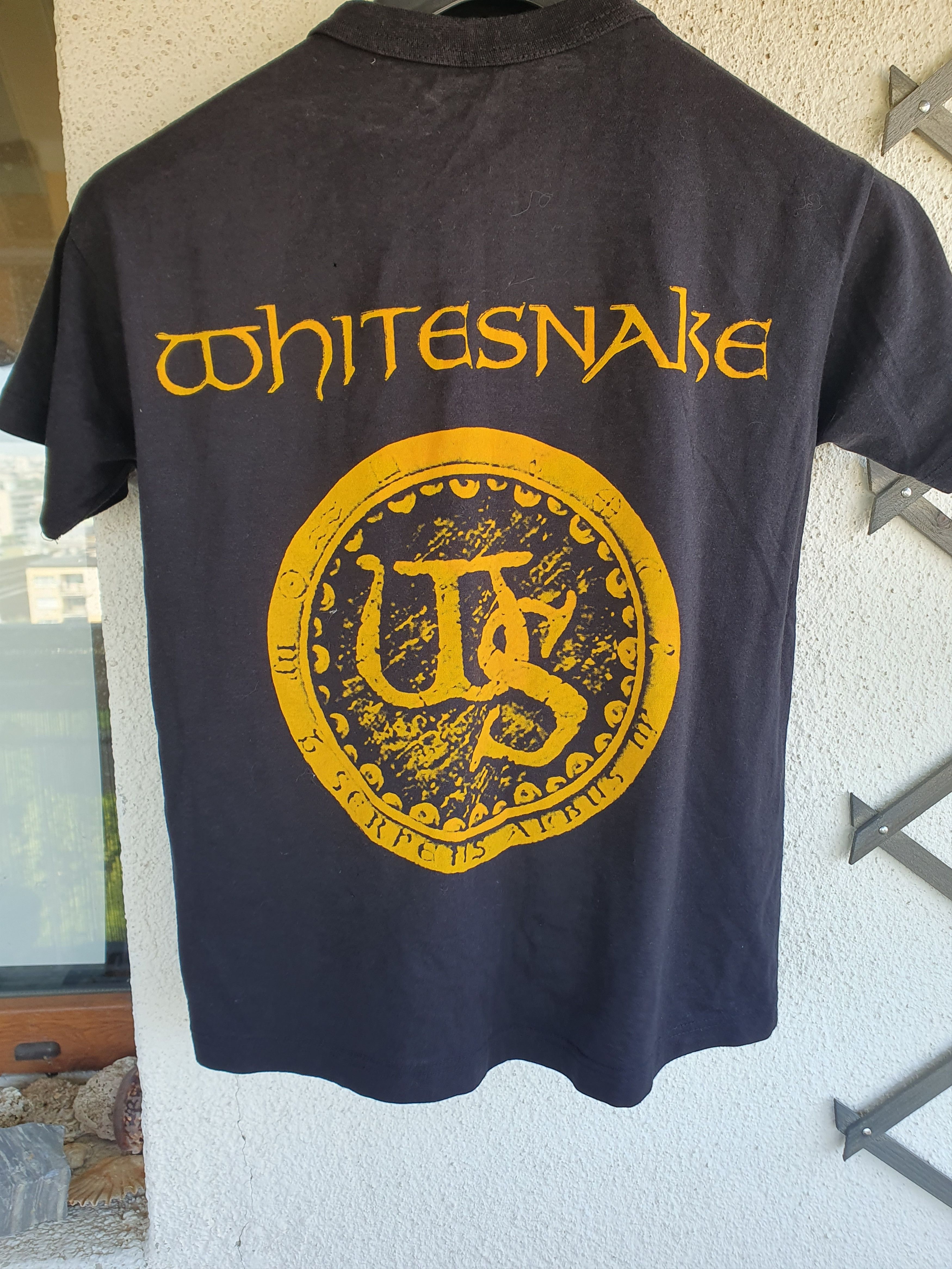 Band Tees × Swagger Whitesnake 1987 Logo Double Sided Band t-shirt sz S Size US S / EU 44-46 / 1 - 2 Thumbnail