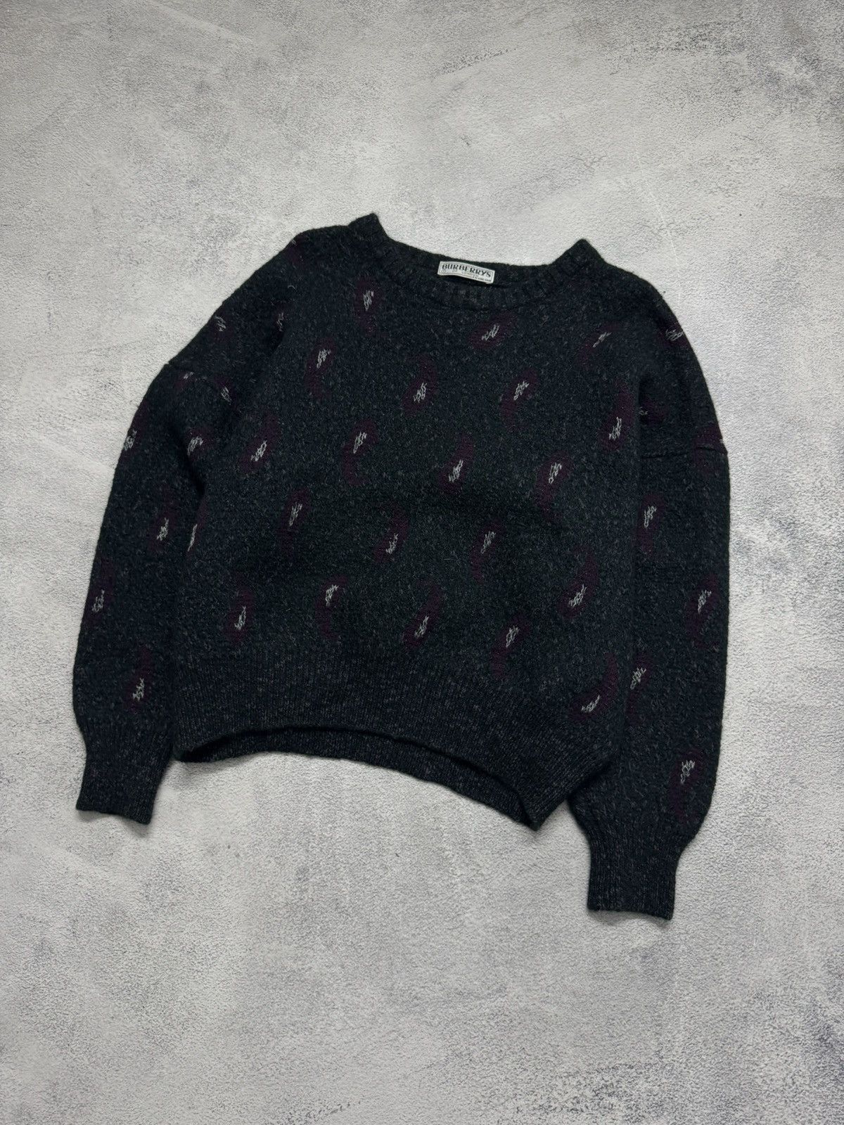 Burberry Vintage Luxury Burberrys Monogram Sweater Size S / US 4 / IT 40 - 3 Thumbnail
