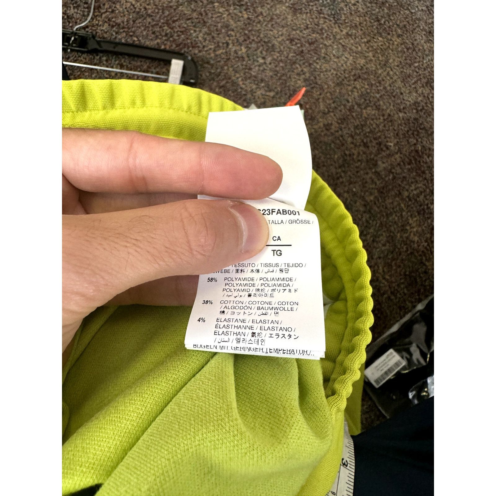Off-White o1rshd1 Single Arrow Slim Trackpant in Lime White Size US 36 / EU 52 - 15 Thumbnail