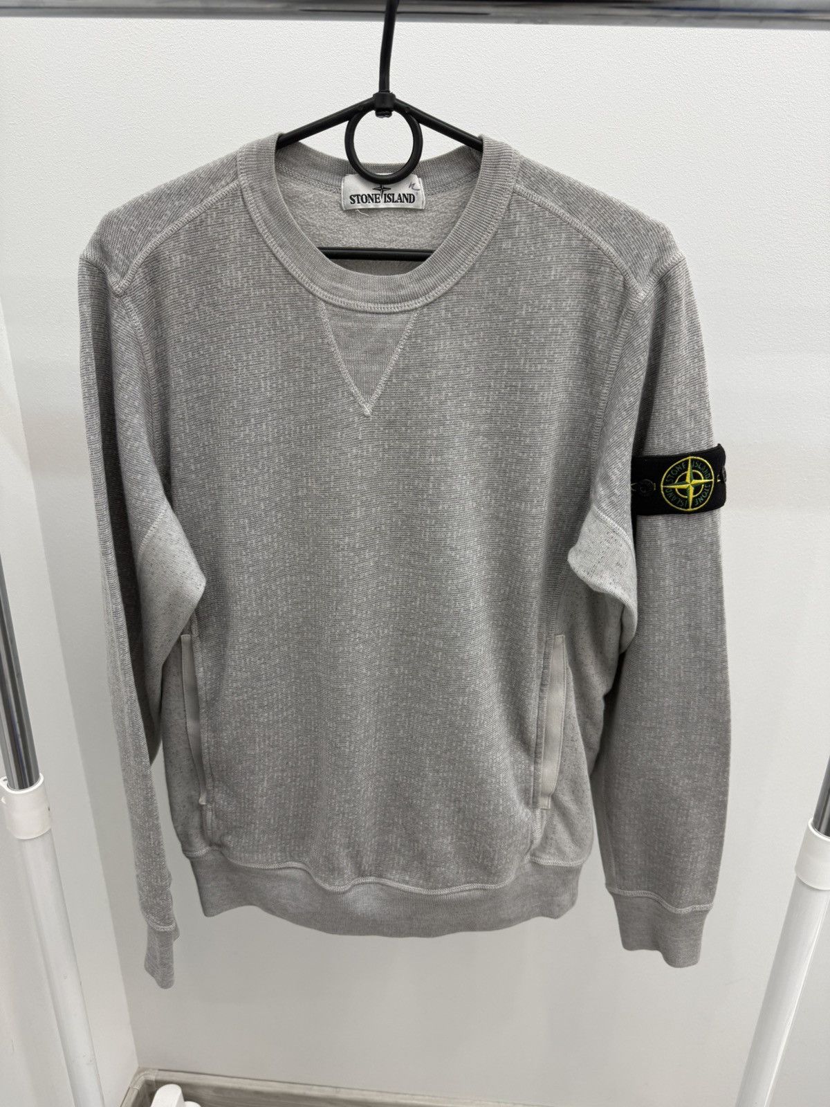 Stone Island Stone Island Crewneck Pocket Cotton Sweatshirt Size US S / EU 44-46 / 1 - 1 Thumbnail