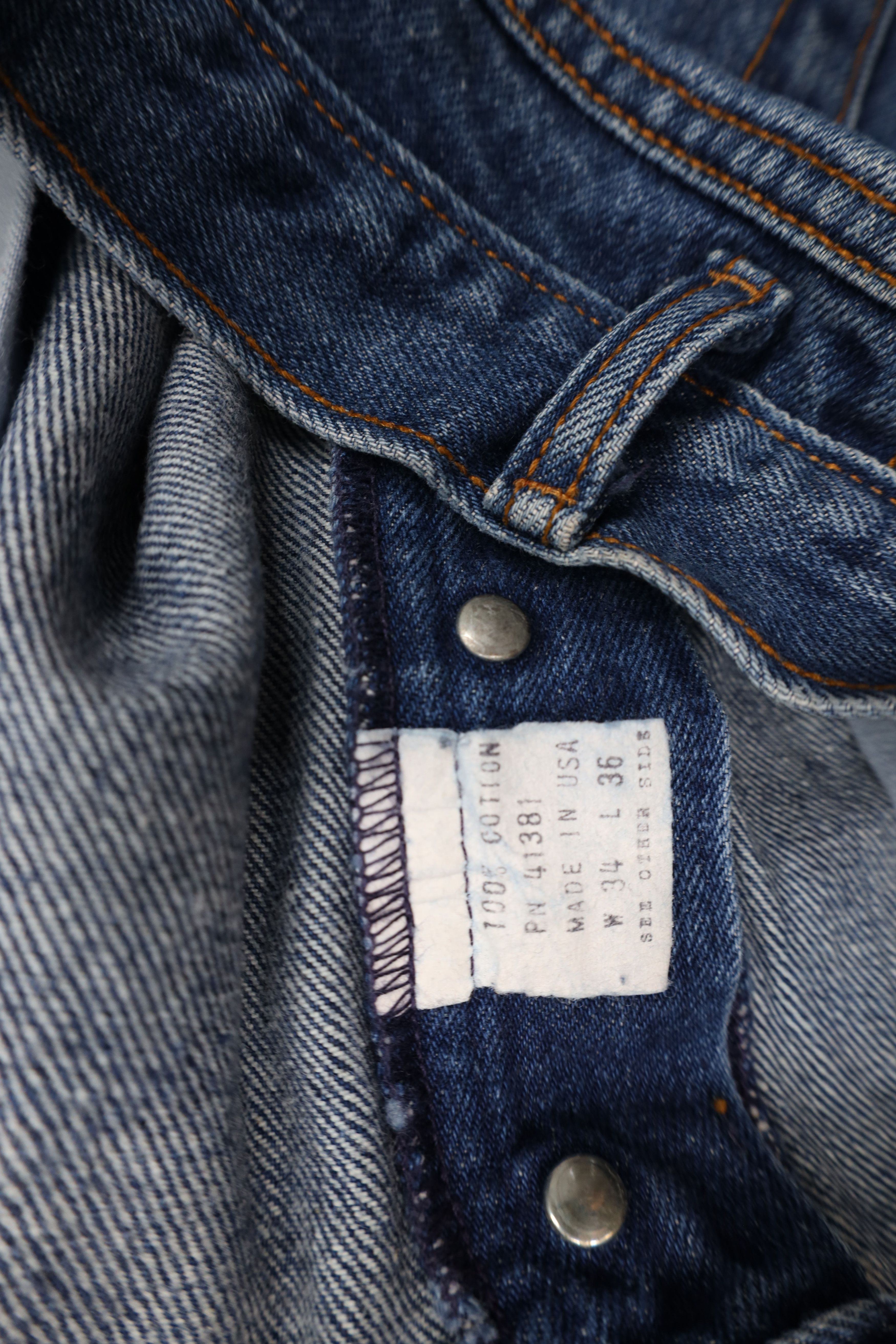 Ralph Lauren Vintage 80s 90s Ralph Lauren Fly Straight Leg Jeans USA Size US 34 / EU 50 - 8 Thumbnail