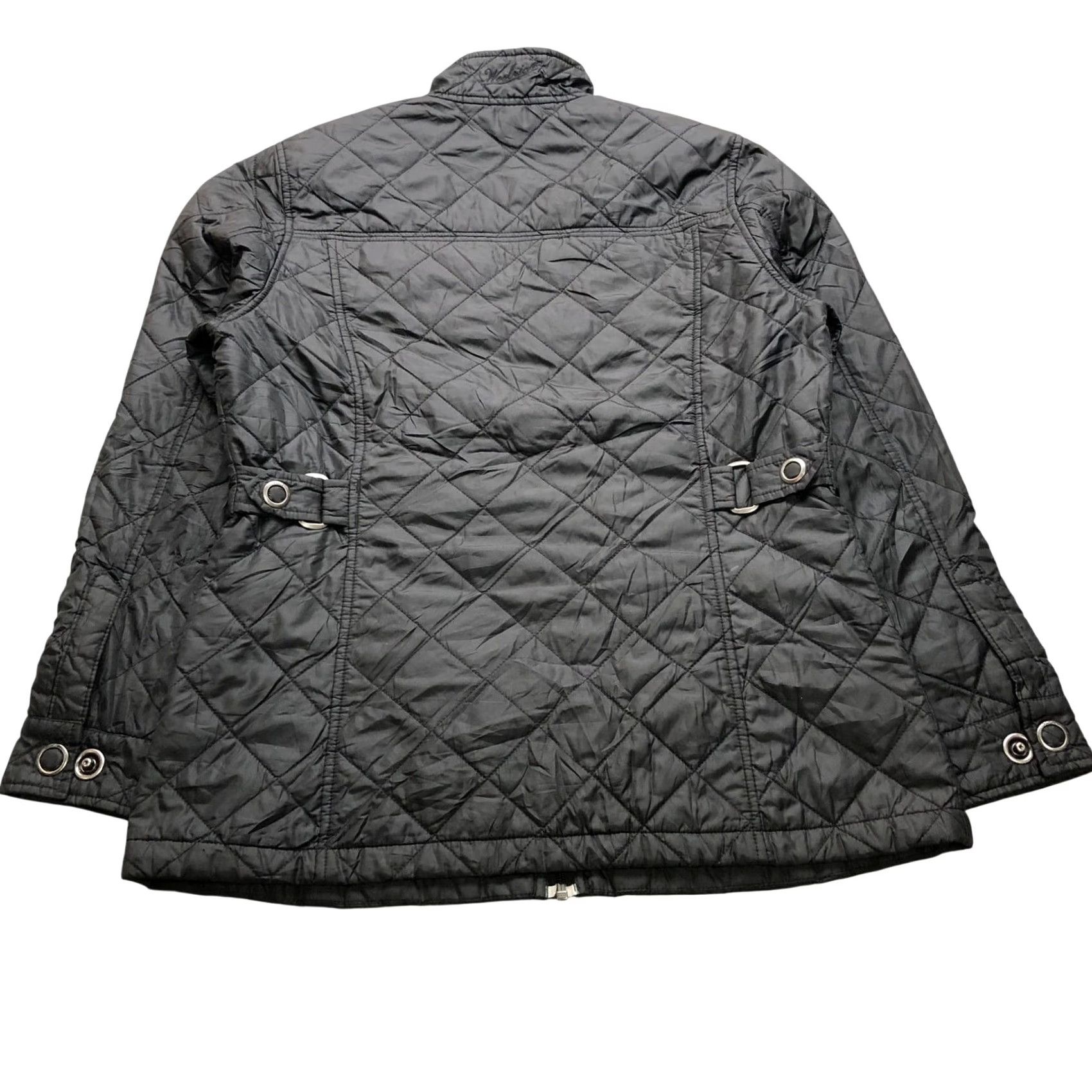 Vintage Woolrich Jacket Womens Large Full Zip Black Quilted Pocket Polyester Size L / US 10 / IT 46 - 5 Thumbnail