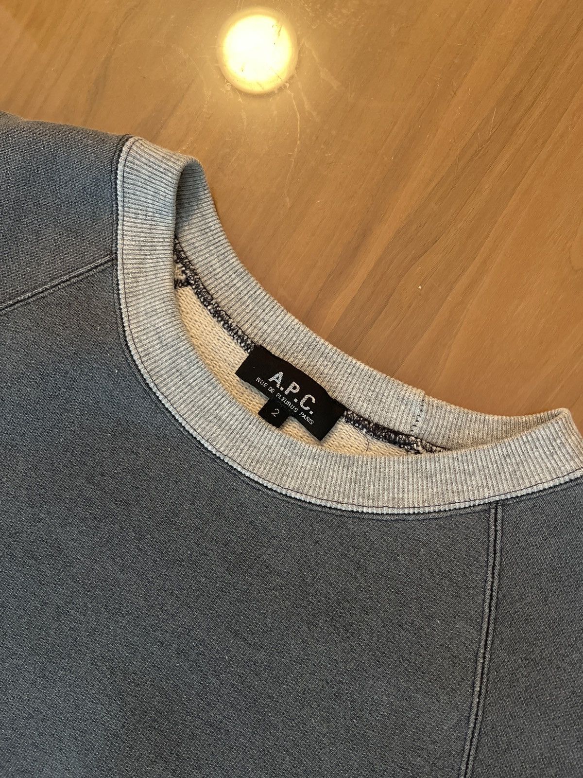 A.P.C. A.P.C. Short Sleeve Sweatshirt Size US M / EU 48-50 / 2 - 1 Thumbnail
