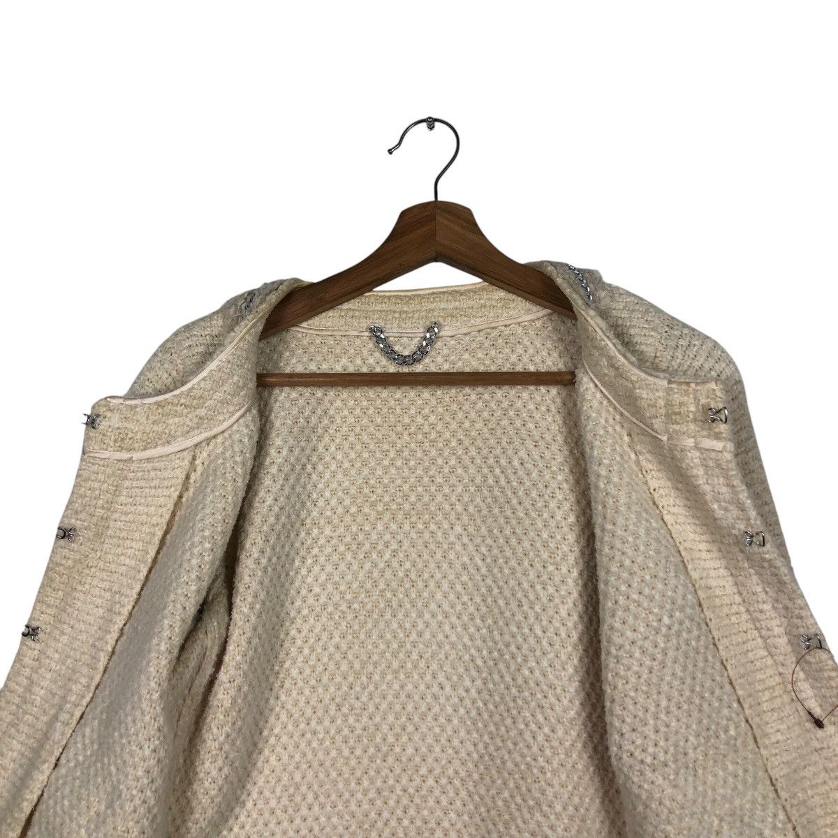 Japanese Brand 📌Vintage Knit Cropped Jacket Tweed Macphee Size M / US 6-8 / IT 42-44 - 15 Thumbnail