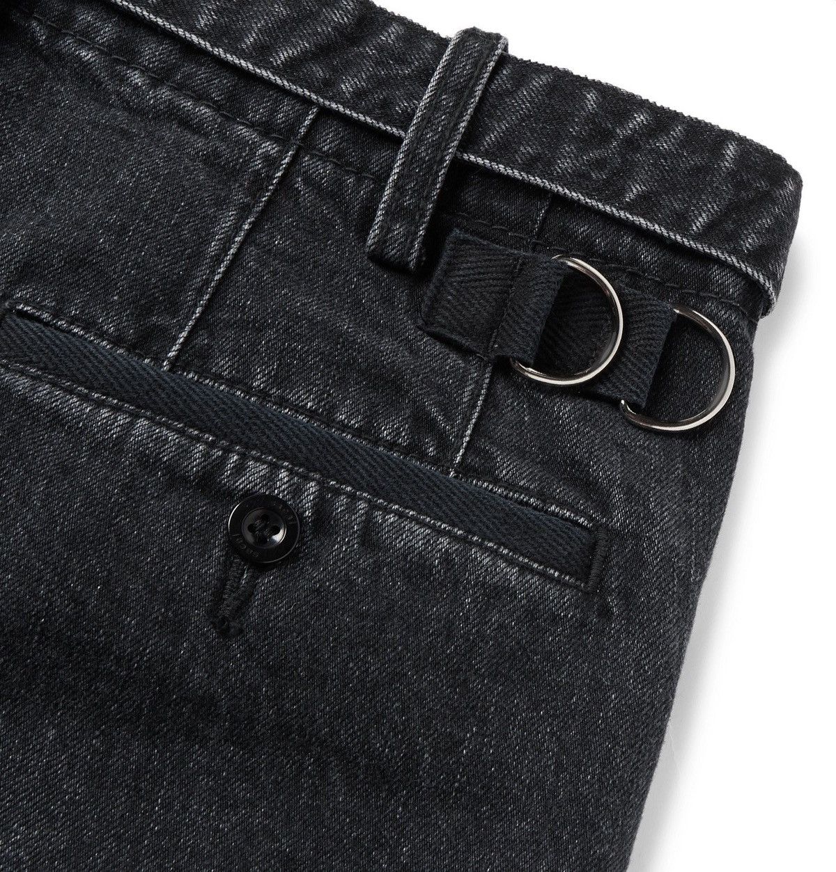 Sacai Sacai Distressed Stonewashed Denim Jeans Size US 31 - 7 Thumbnail