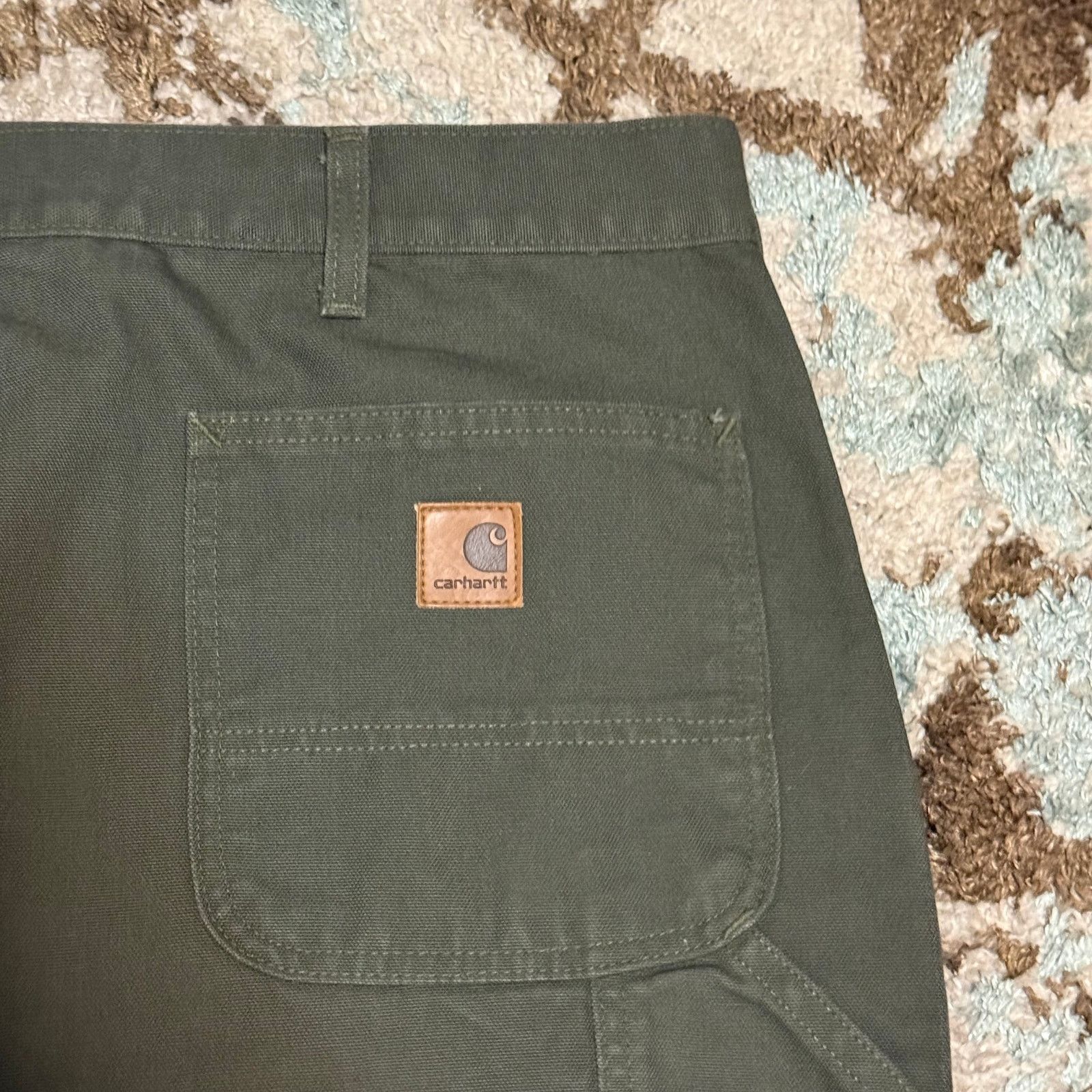Carhartt Vintage Carhartt B11 MOS Carpenter Pants 42x28 Moss Green Size US 42 / EU 58 - 4 Thumbnail