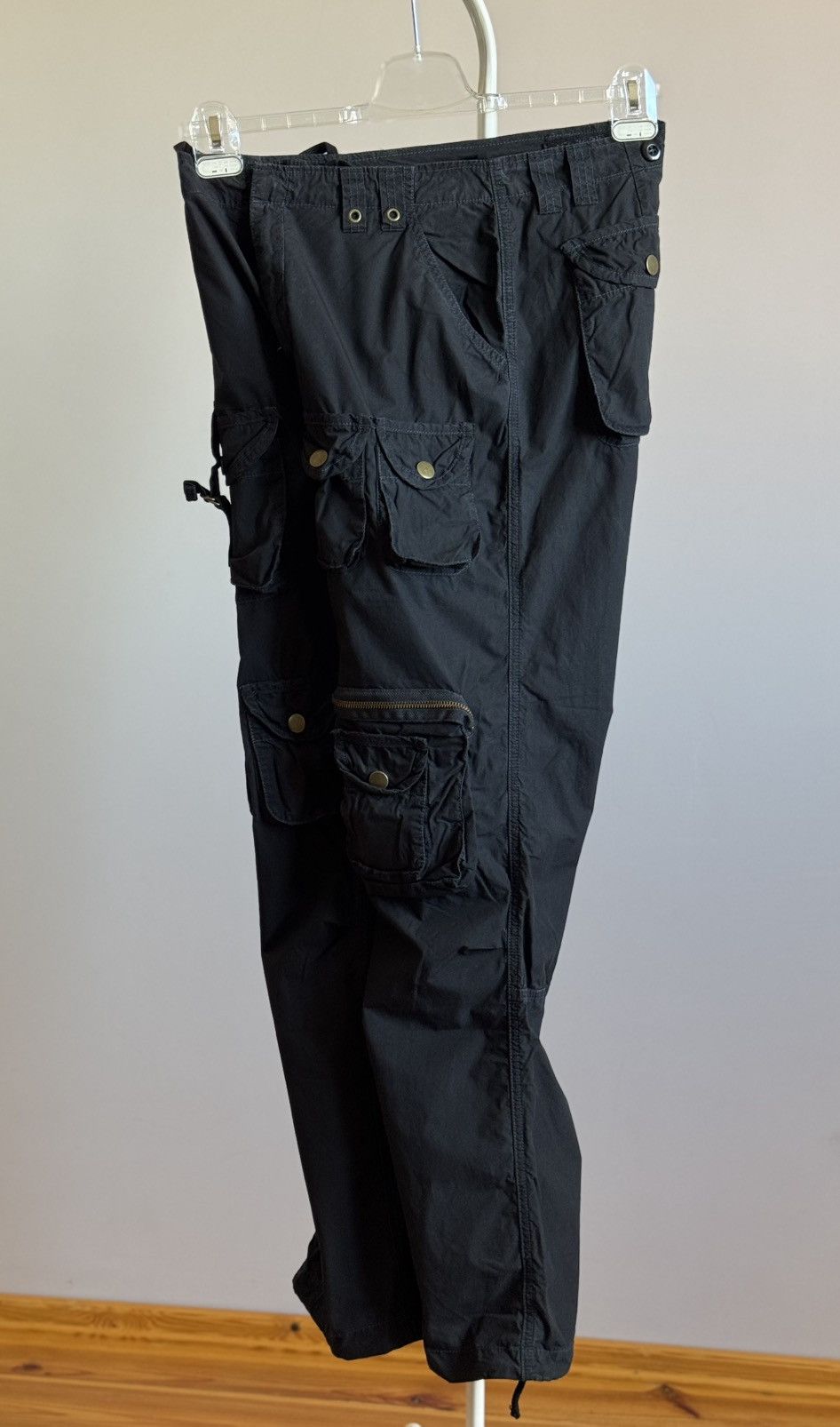 Vintage No Name Jeans Multi Pocket Cargo Pants Size US 31 - 9 Thumbnail