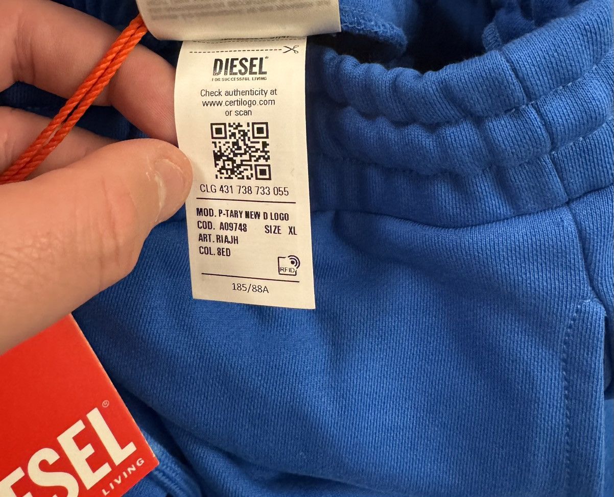 Diesel 🔥250$ Diesel P-Tary New Logo Sweatpants/Diesel Logo Trousers Size US 34 / EU 50 - 13 Thumbnail
