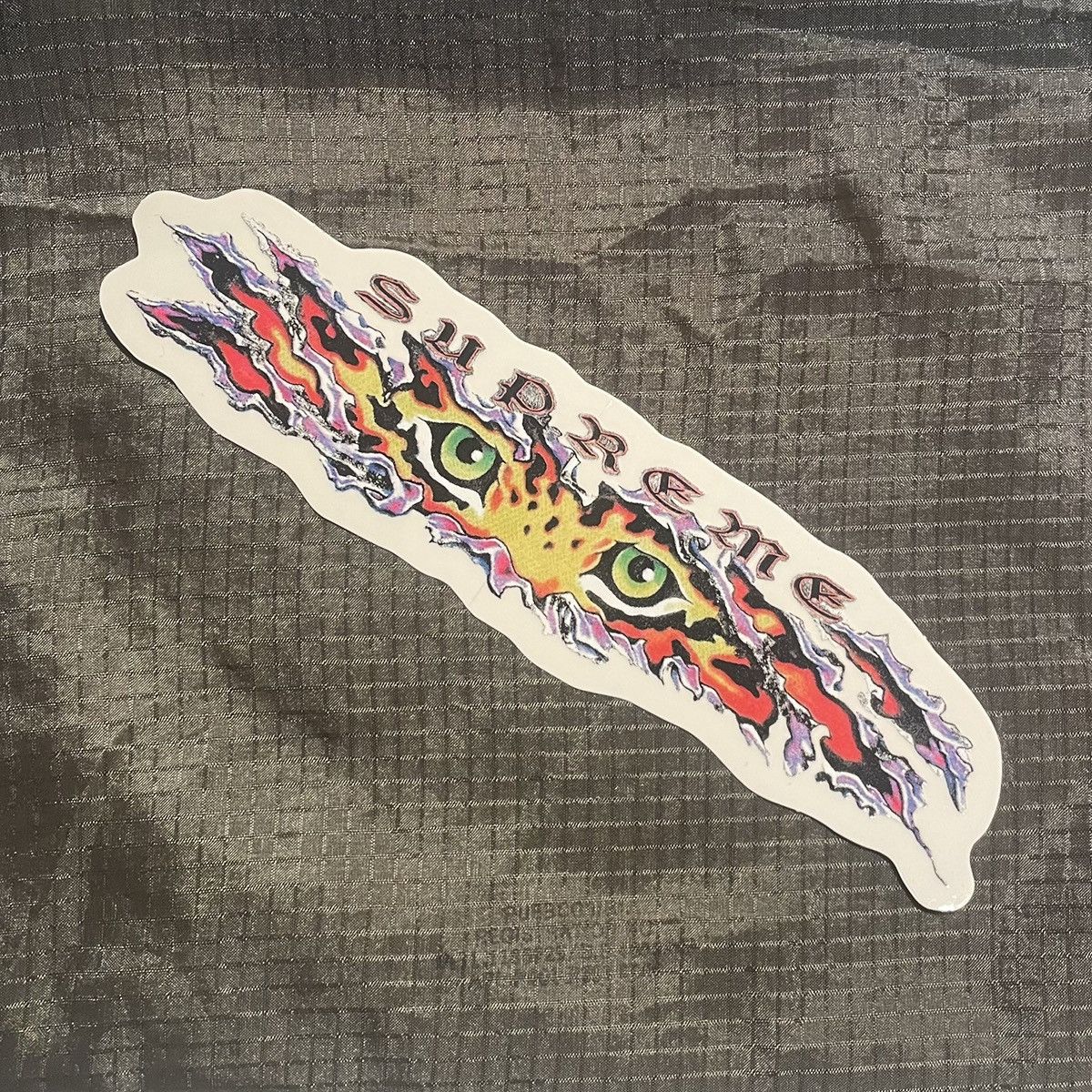 Supreme Tiger Eyes Sticker (SS22) Size ONE SIZE - 1 Preview