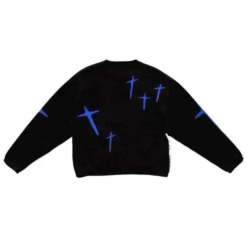 Aran Isles Knitwear Anime Evangelion Rei Ayanami Knitted High Quality Sweater Size US L / EU 52-54 / 3 - 2 Thumbnail