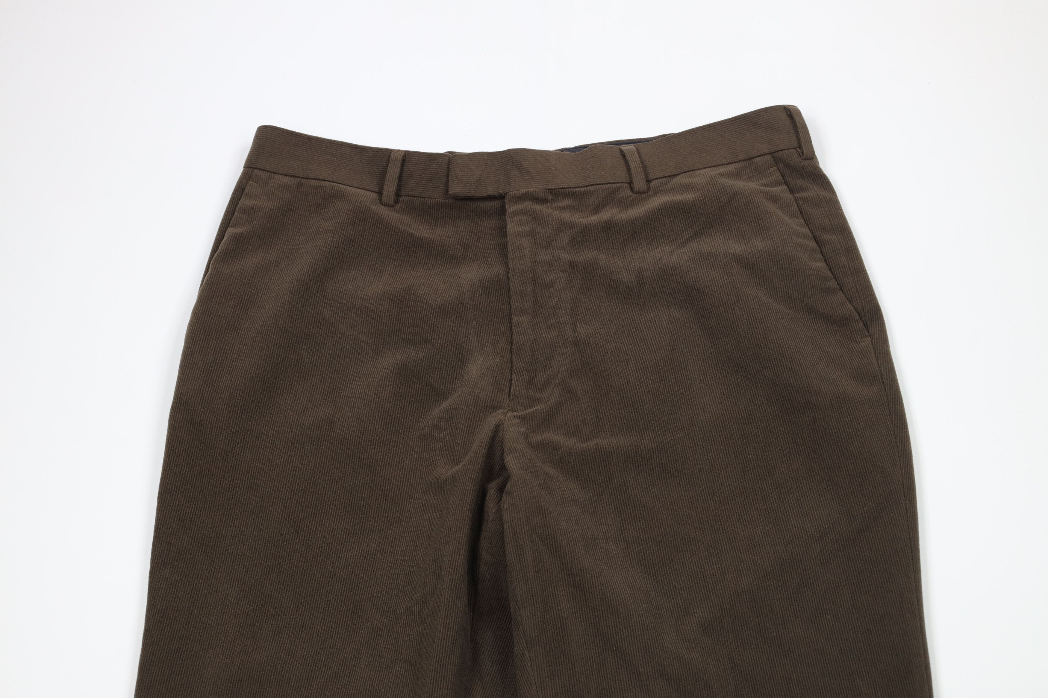 Vintage Vintage 90s Streetwear Wide Leg Corduroy Chino Pants Brown Size US 36 / EU 52 - 2 Thumbnail