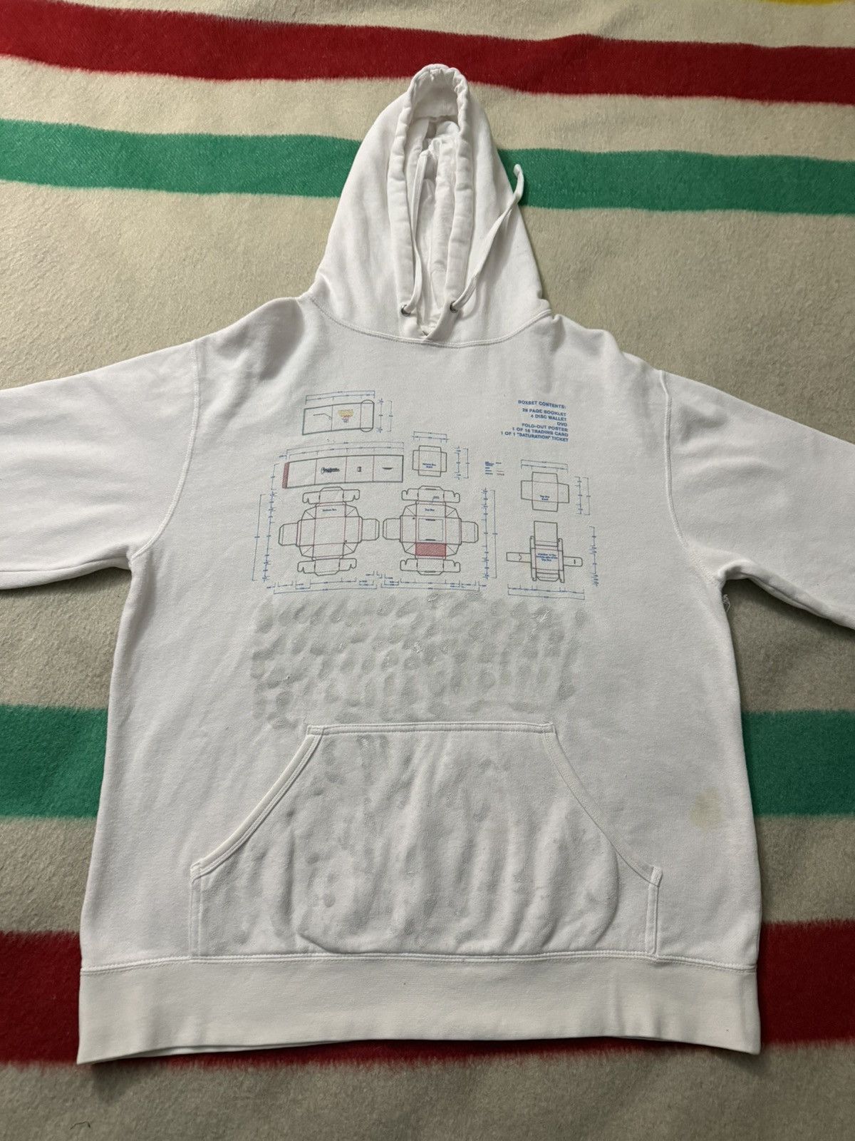 Brockhampton Saturation Paint Hoodie Large Kevin Abstract