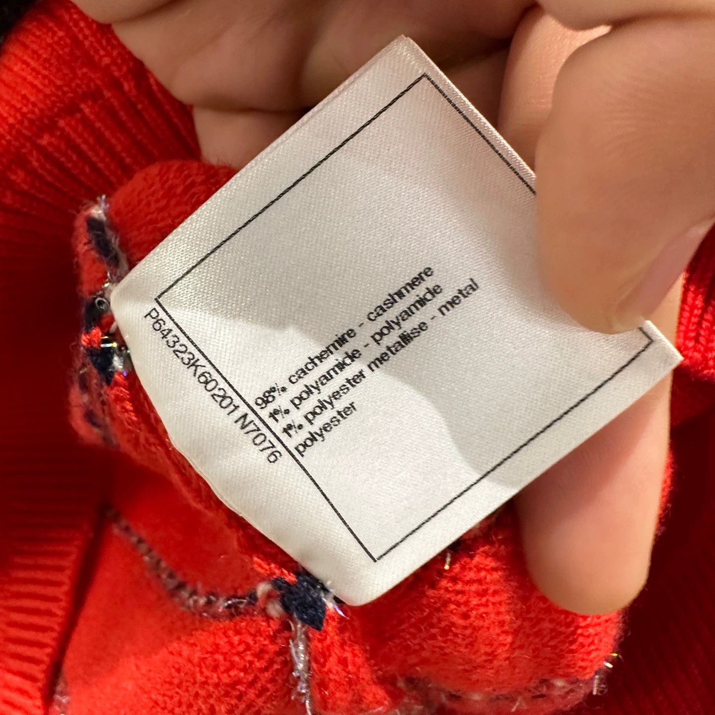 Chanel Chanel may64 Rooftop Striped Cashmere Sweater 38 Size XS / US 0-2 / IT 36-38 - 7 Thumbnail