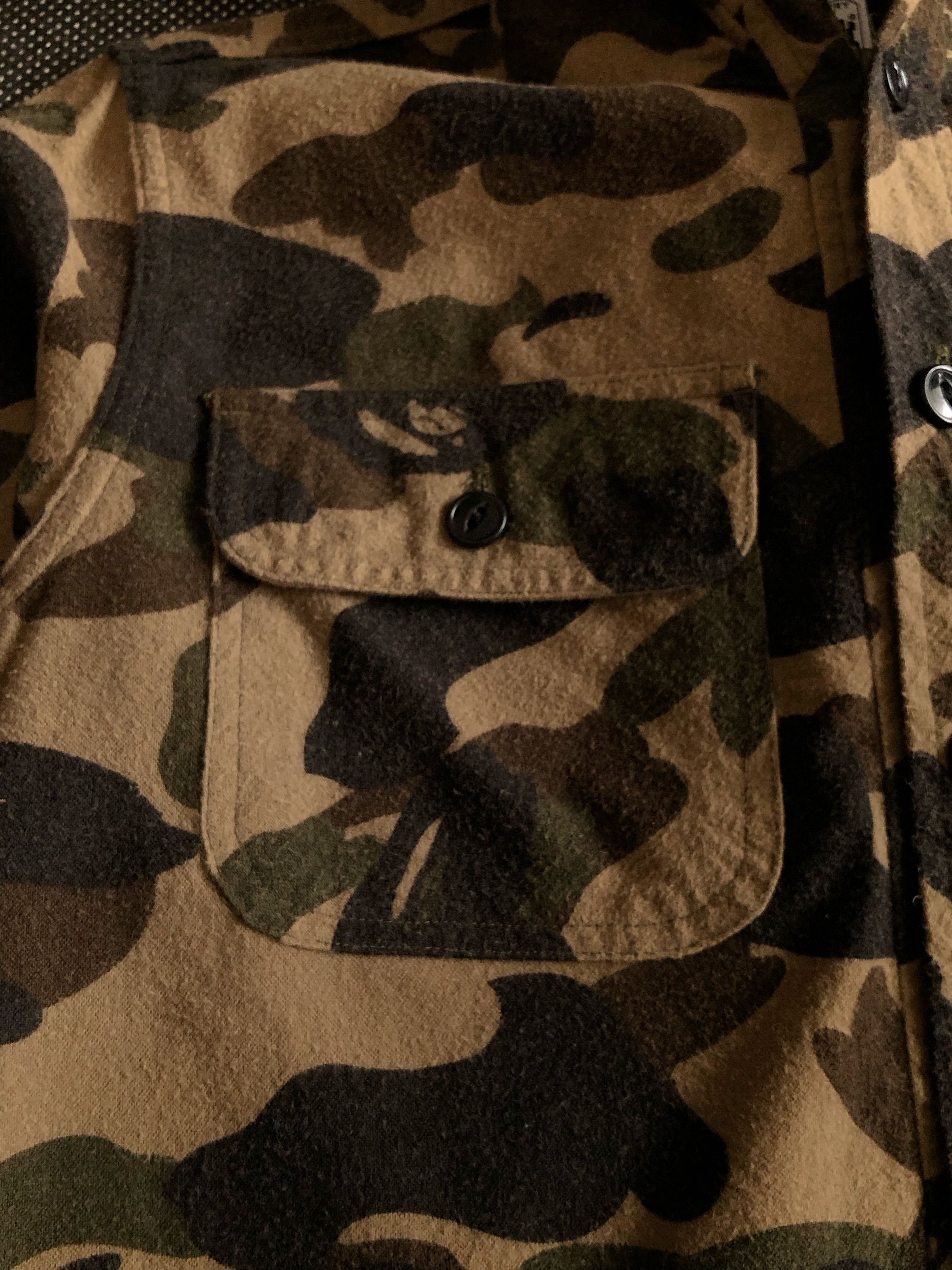 Bape 1ST CAMO SHIRT HOODIE Size US S / EU 44-46 / 1 - 11 Thumbnail