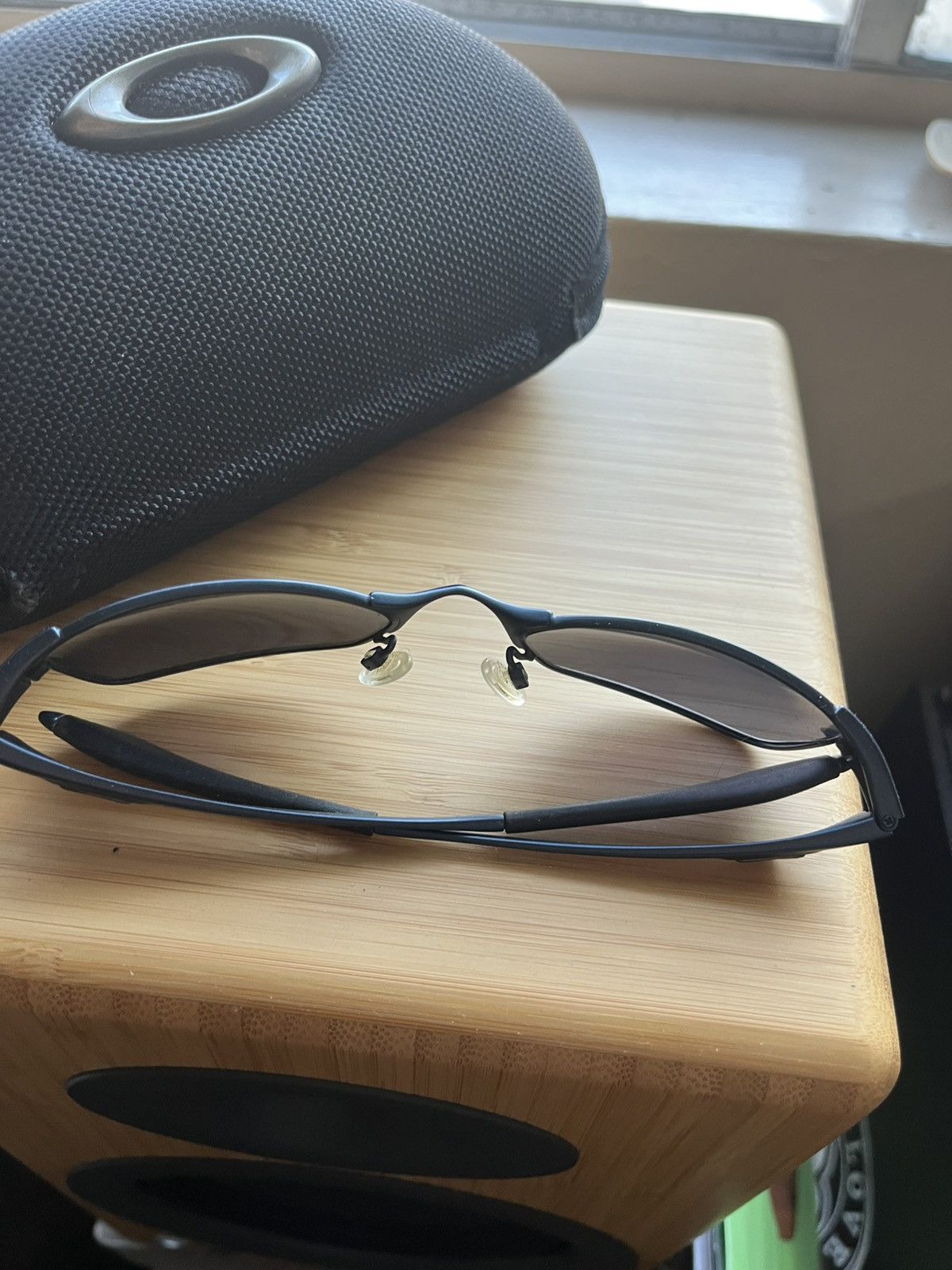 Oakley Metal frame blue Oakley glass black lens Size ONE SIZE - 2 Thumbnail