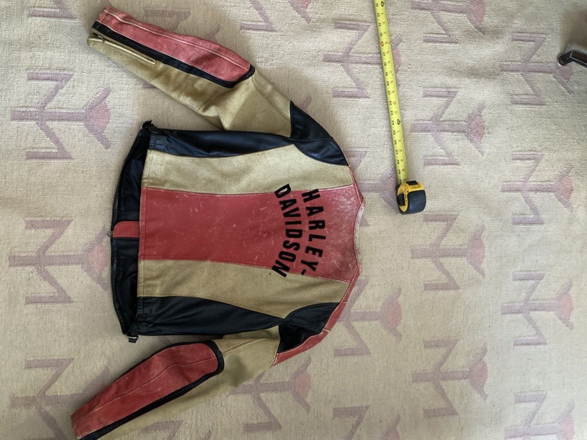 Harley Davidson × Vintage Vintage Harley Leather Riders Jacket RARE Size XL / US 12-14 / IT 48-50 - 1 Thumbnail
