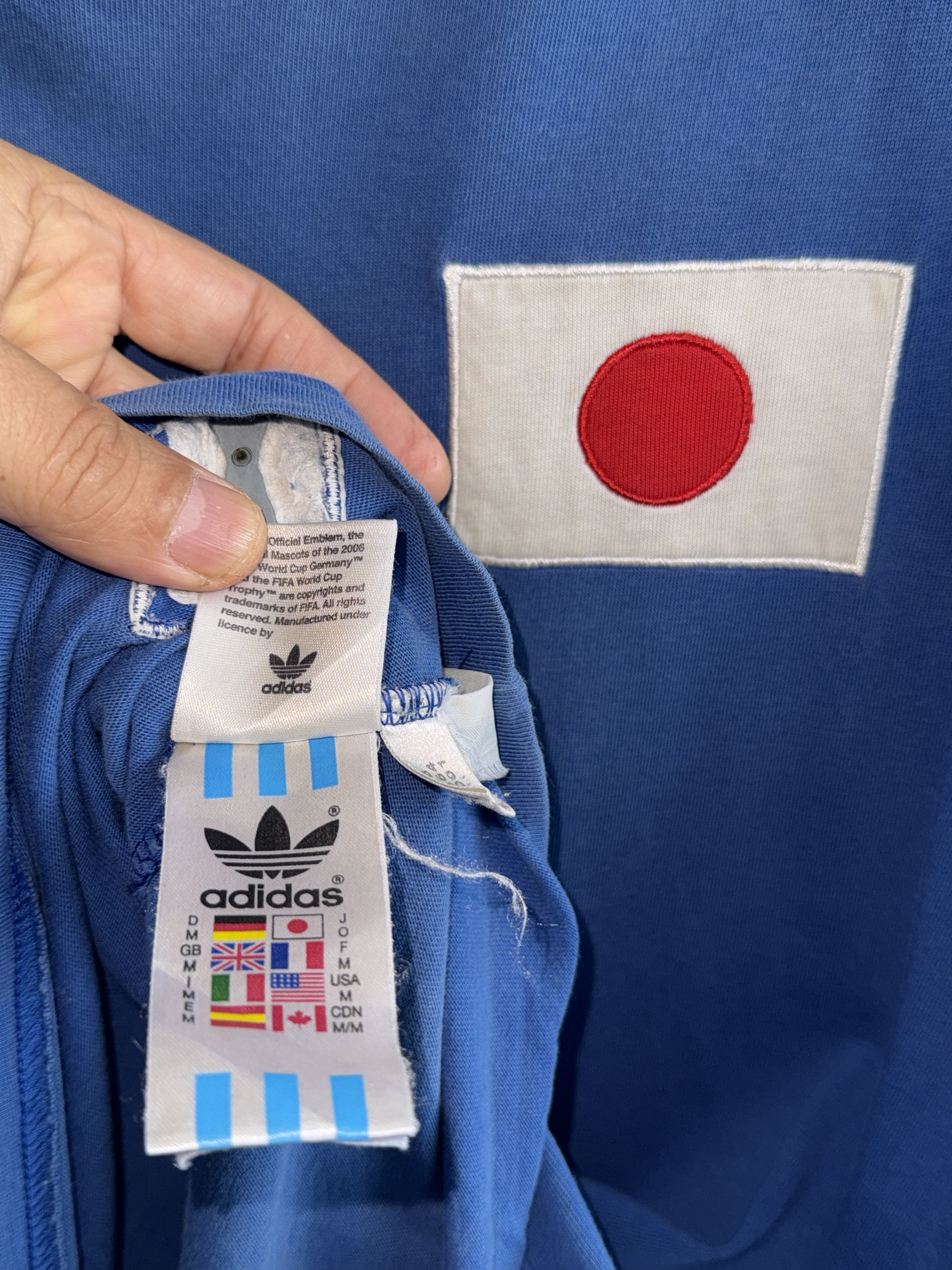 Adidas Adidas Japan Football World Cup Vintage Tshirt Size US M / EU 48-50 / 2 - 7 Thumbnail